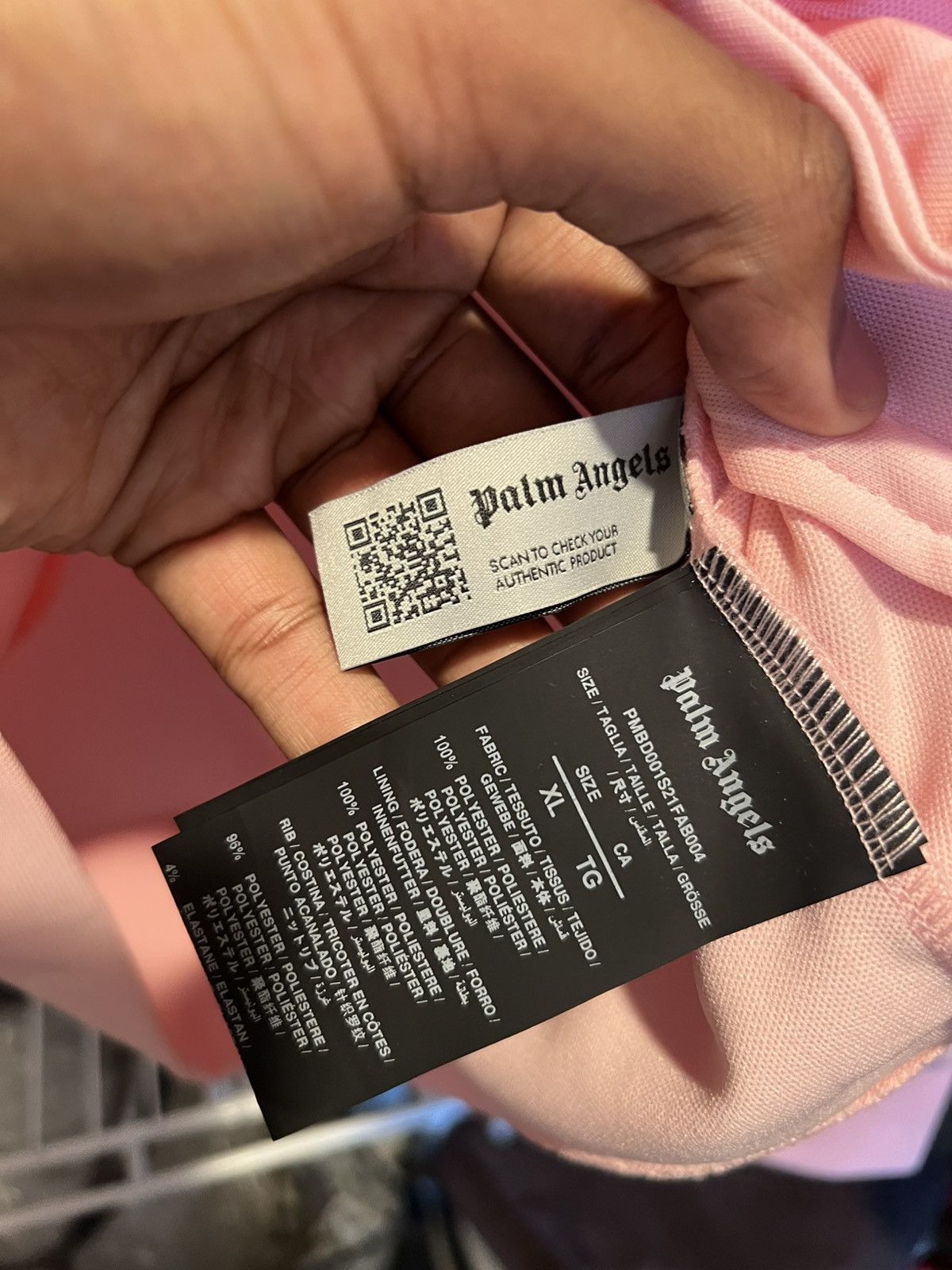 Palm Angels Pink Track Jacket