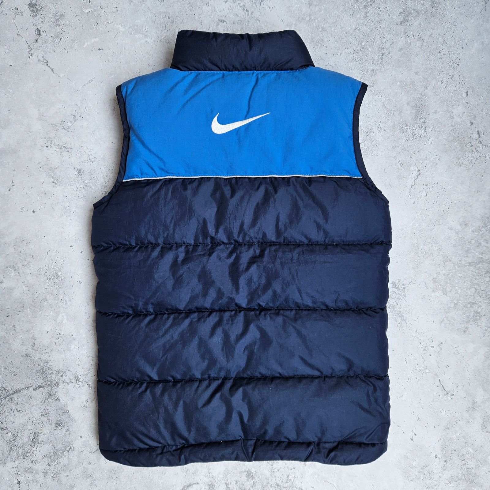 Nike Vintage Nike Puffer Vest Gilet Navy Blue Size S / US 4 / IT 40 - 2 Thumbnail