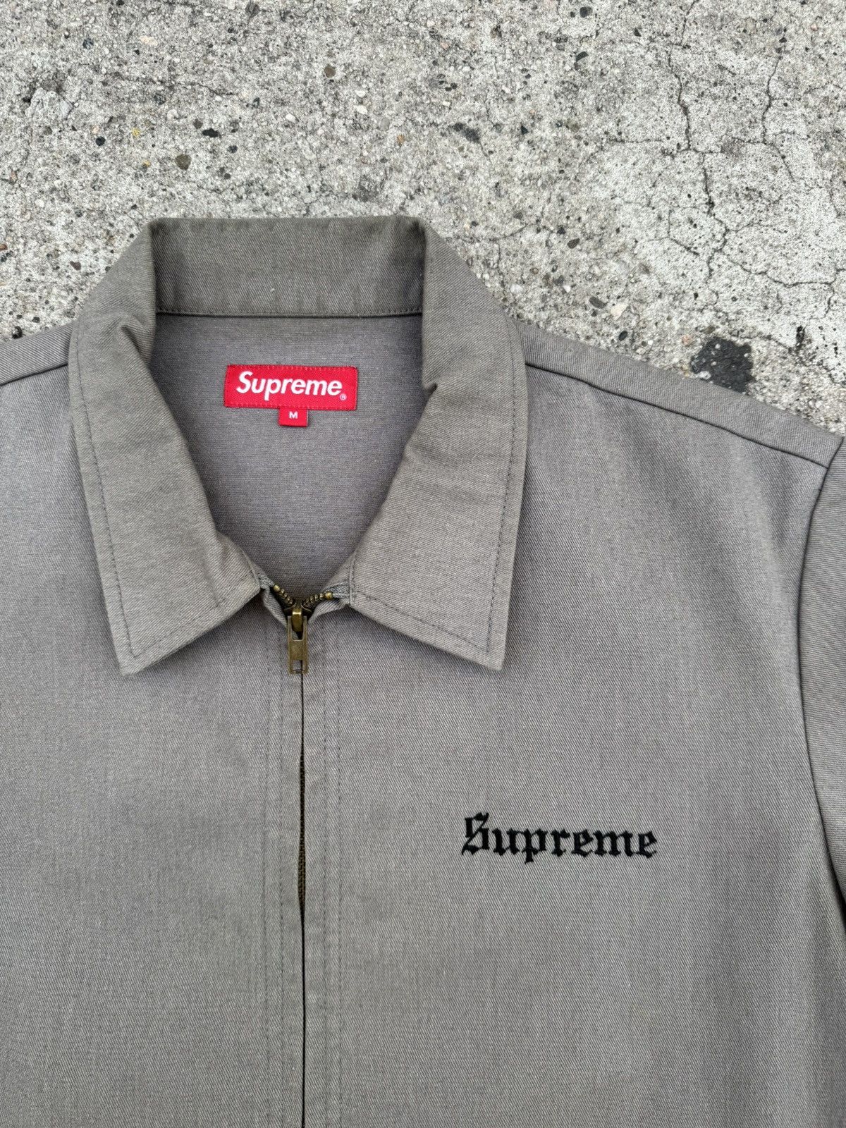 Supreme 'Dead Kennedys' work jacket - Grey Size M