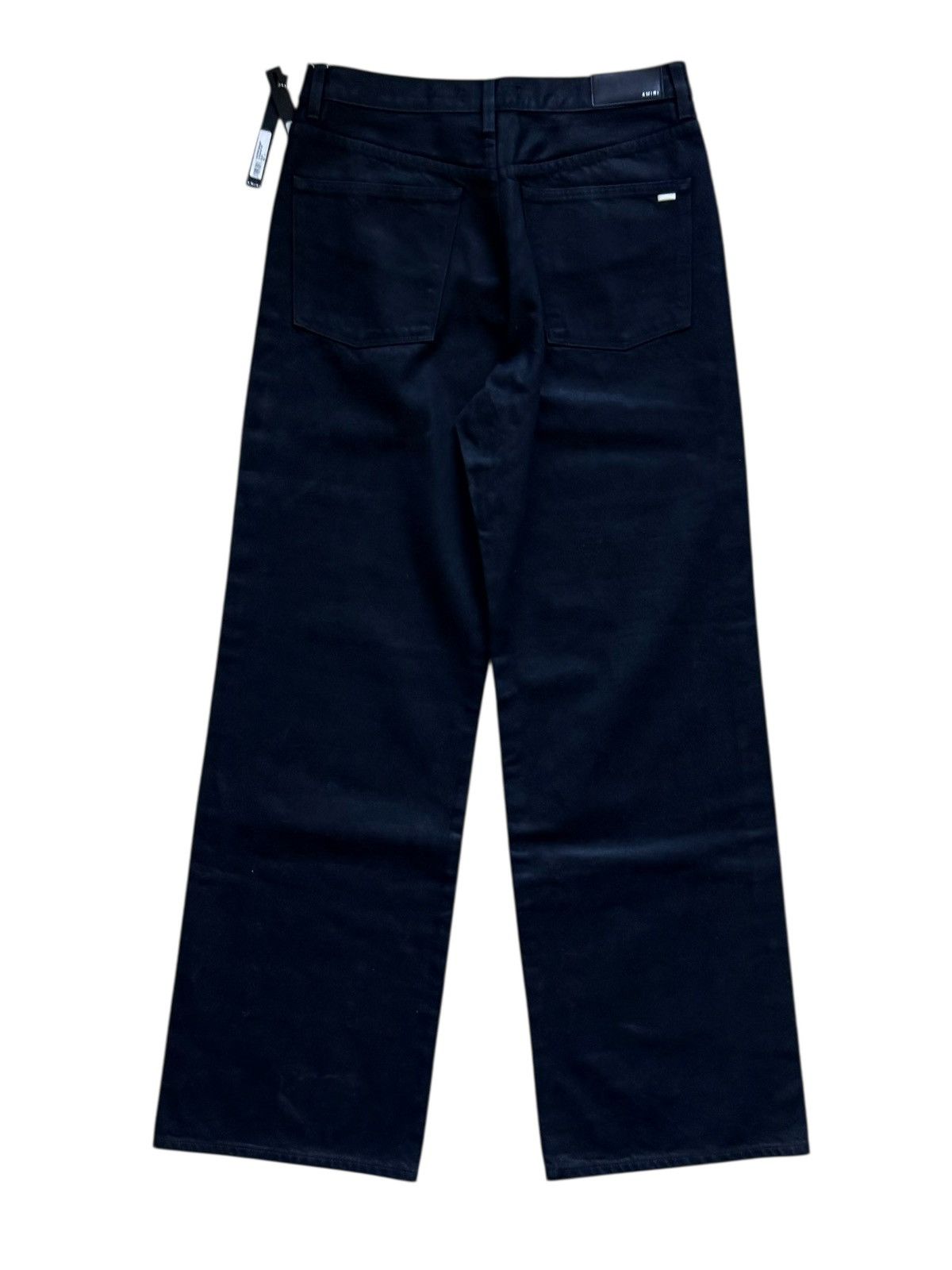 Amiri Amiri Jeans Baggy Waxed Black Denim Size 31 ($1450 Retail) Size US 31 - 2 Thumbnail