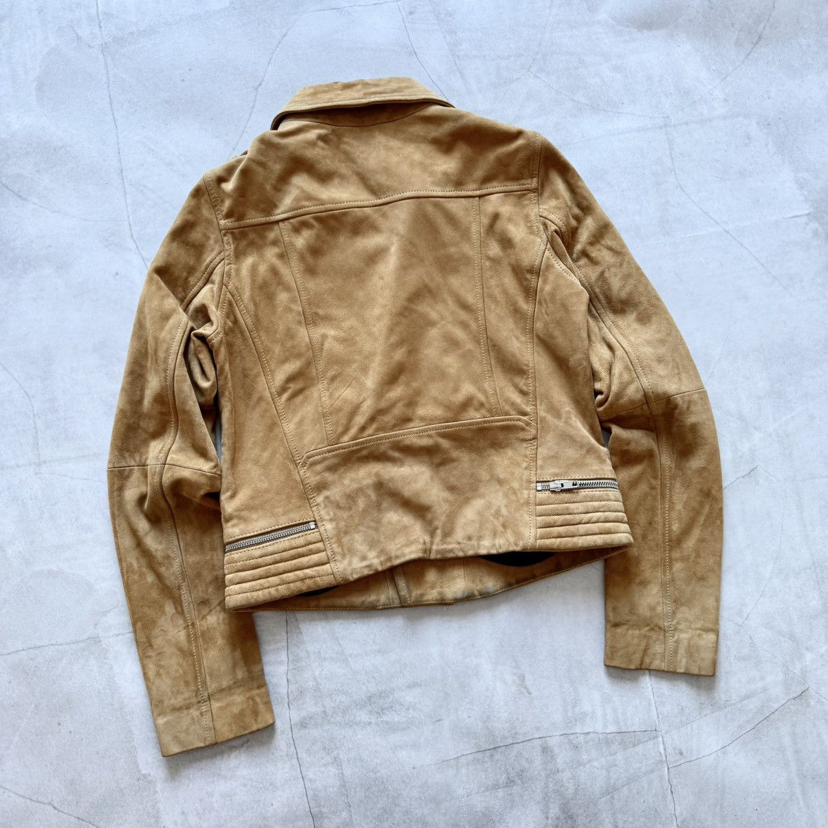 Maje Maje Suede Biker Avantgarde All Saints Style Jacket Size S / US 4 / IT 40 - 6 Thumbnail