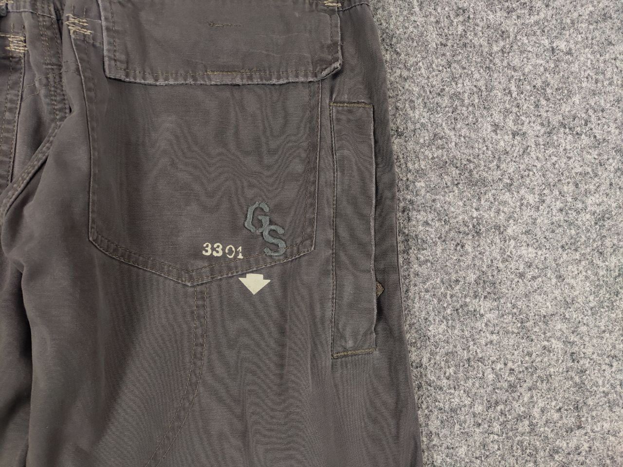 G-Star Vintage G star Raw 5204 Cargo Elwood Gray Bondage Pants Size US 32 / EU 48 - 14 Thumbnail