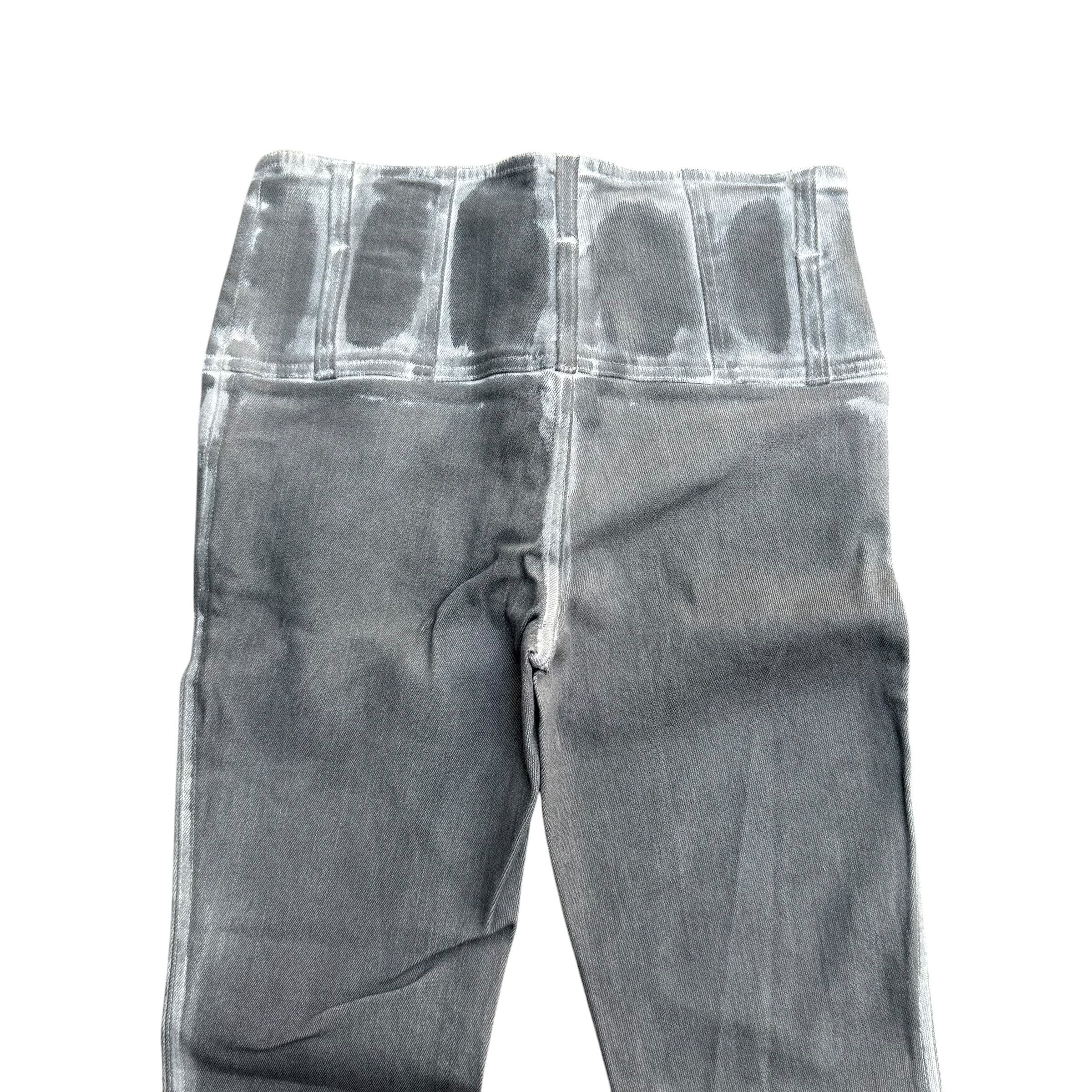 Chanel Chanel Grey Washed Out Denim Jeans Pants with Zip Size 28" / US 6 / IT 42 - 5 Thumbnail