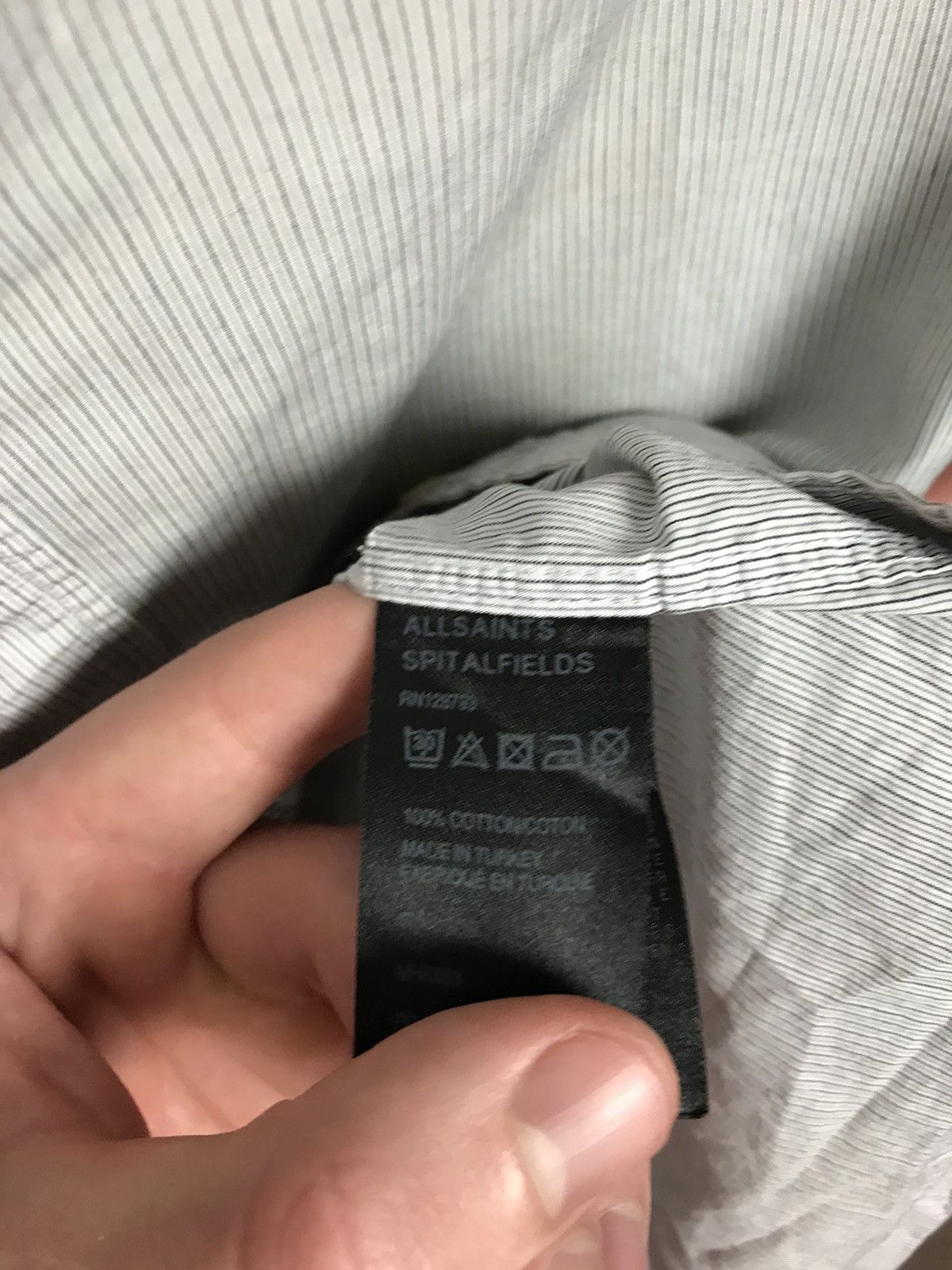 Allsaints Allsaints luxury streetwear shirt Size US S / EU 44-46 / 1 - 5 Thumbnail