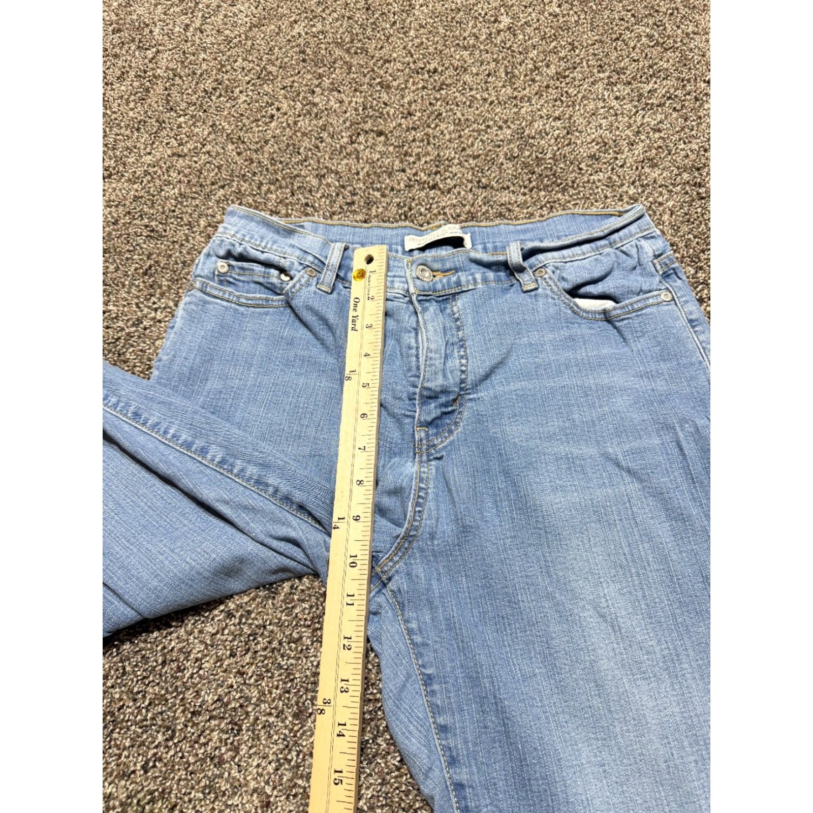 Levi's Levi's 512 Bootcut Jeans Women's Size 12 Blue Denim Stretch Slimming 5-Pocket Levi's 500 Series Size 34" / US 12 / IT 48 - 7 Thumbnail