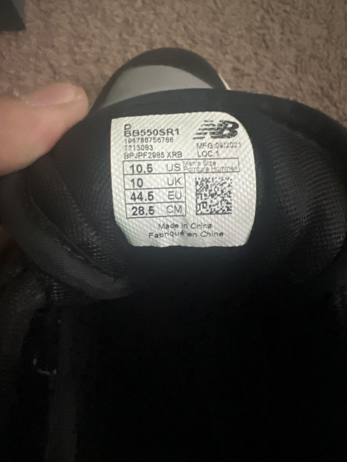 New Balance New Balance 550 Size US 10.5 / EU 43-44 - 6 Thumbnail