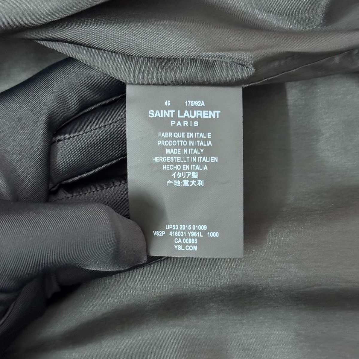 Hedi Slimane SAINT LAURENT BABY JACKET SS16 Size US S / EU 44-46 / 1 - 5 Thumbnail