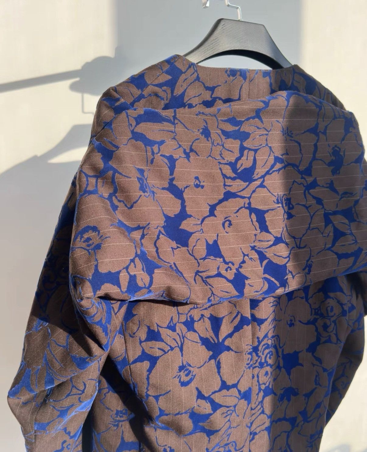 Comme des Garcons COMME des GARÇONS Wool Striped Flocked Cocoon Jacket K23 Size M / US 6-8 / IT 42-44 - 6 Thumbnail