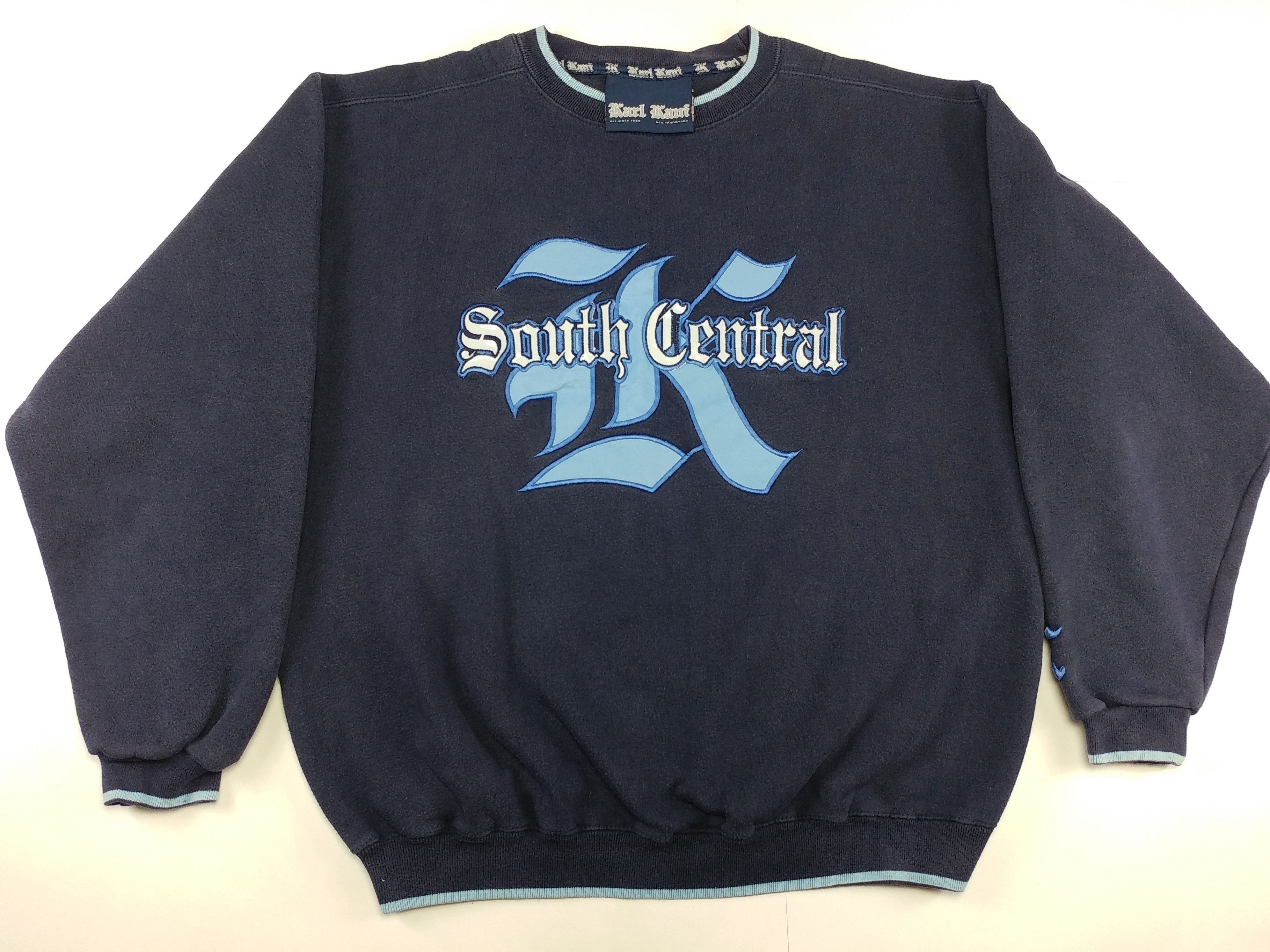 Karl Kani KARL KANI sweatshirt, South Central, vintage 90s hip hop, L Size US L / EU 52-54 / 3 - 12 Thumbnail