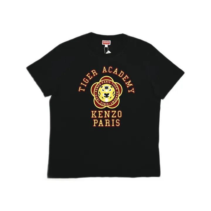 Kenzo Kenzo Graphic Floral Tiger T-Shirt for Women -2507 Size L / US 10 / IT 46 - 2 Thumbnail