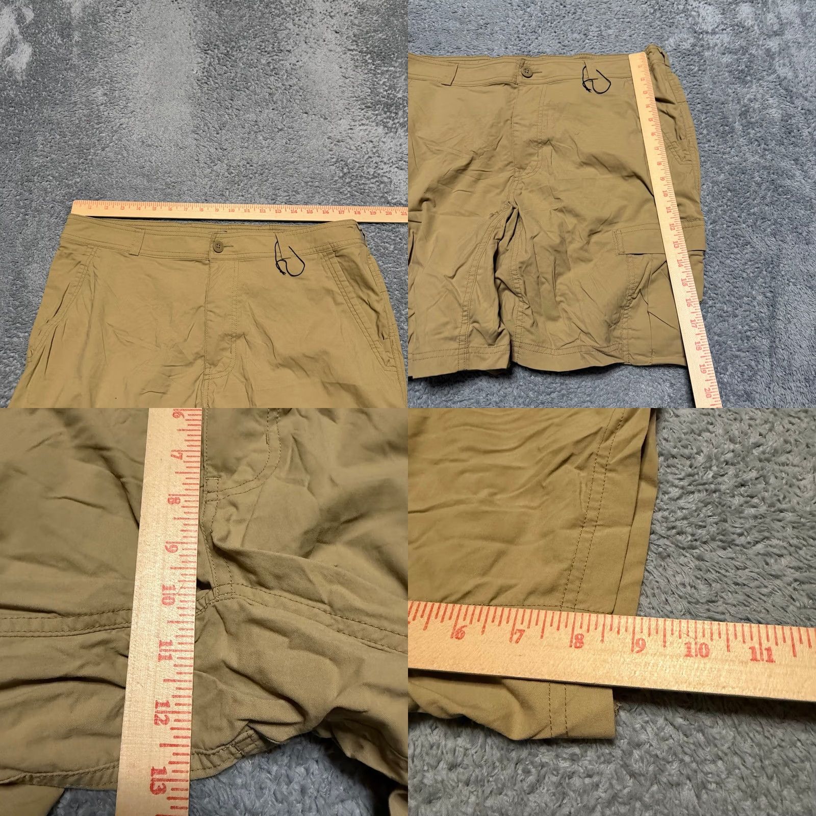 Vintage REI Mens Cargo Shorts 38 Tan Hiking Nylon Performance Size US 38 / EU 54 - 8 Thumbnail