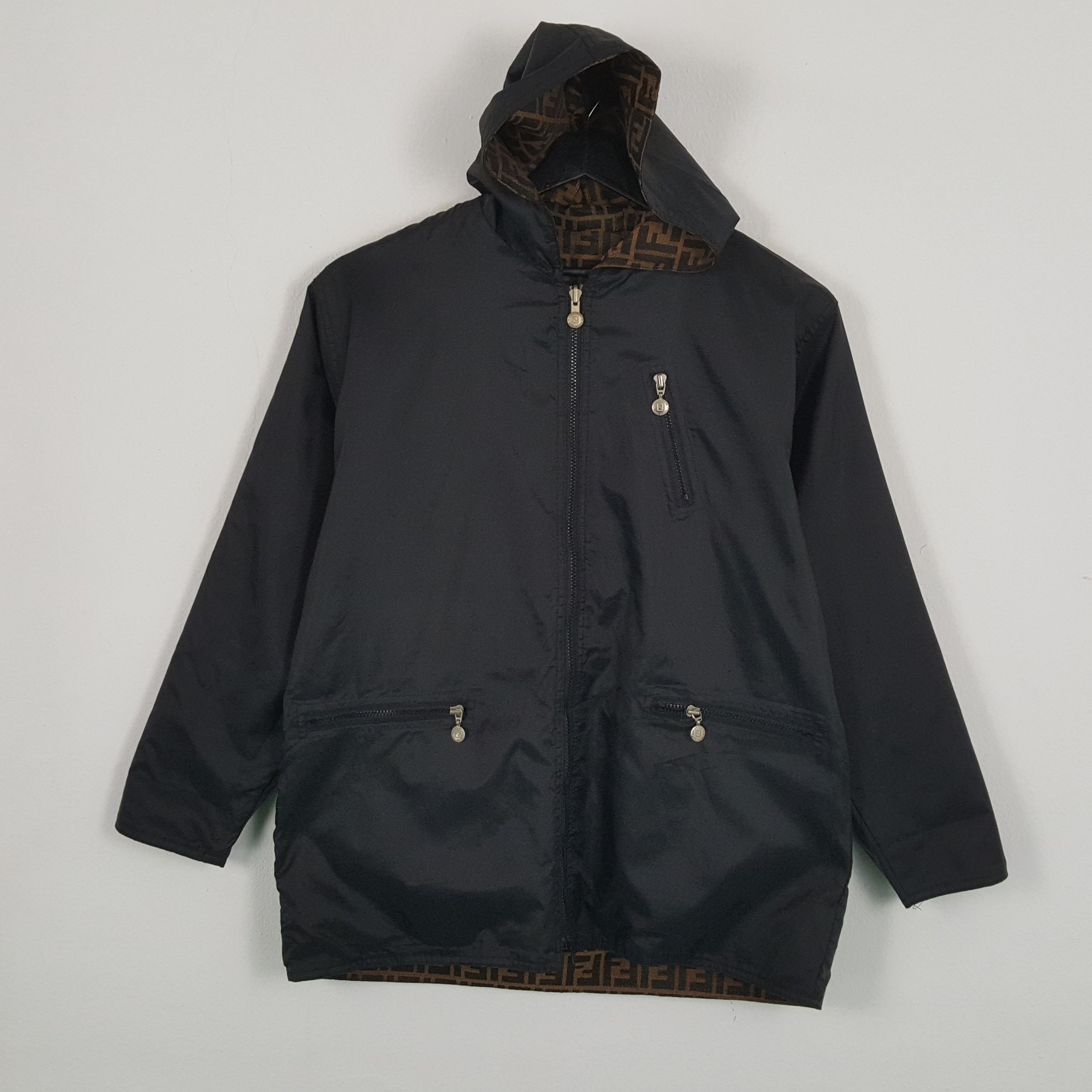 Fendi FENDI Italian Luxury Brand Fashion Style Reversible Jacket Size US L / EU 52-54 / 3 - 4 Thumbnail