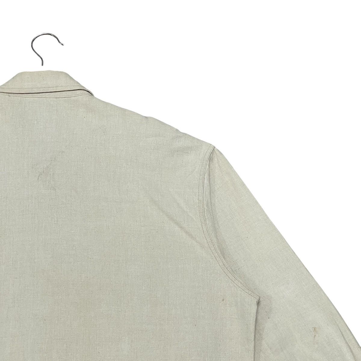 Nigel Cabourn Vintage Nigel Cabourn 80’s Linen Cotton Work Chore Jacket Size US XXL / EU 58 / 5 - 14 Thumbnail
