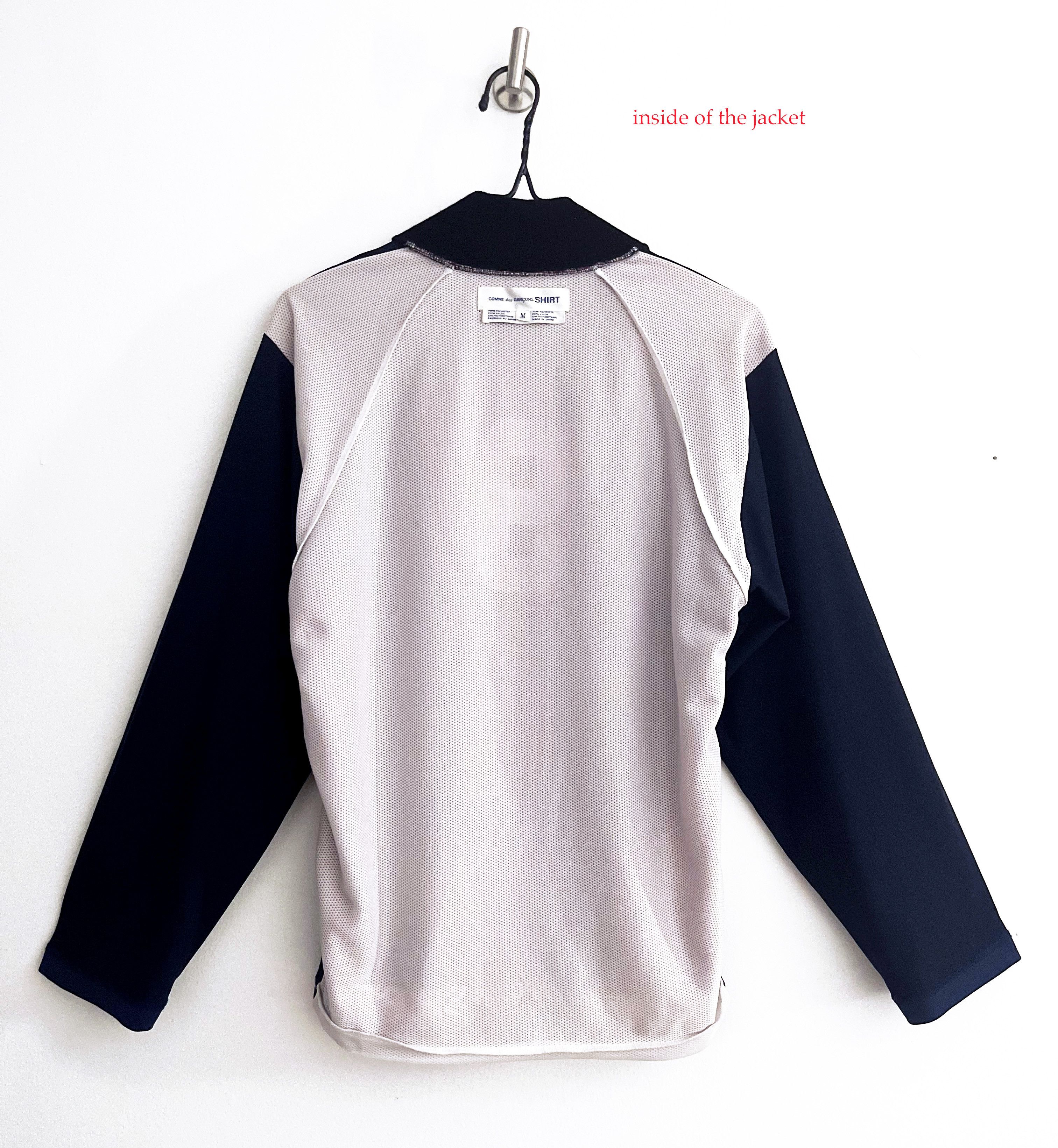 ジャケット・アウター COMME des GARCONS SHIRT Track Jacket Comme Des Garçons Play heart-print Jersey Track Jacket | Black