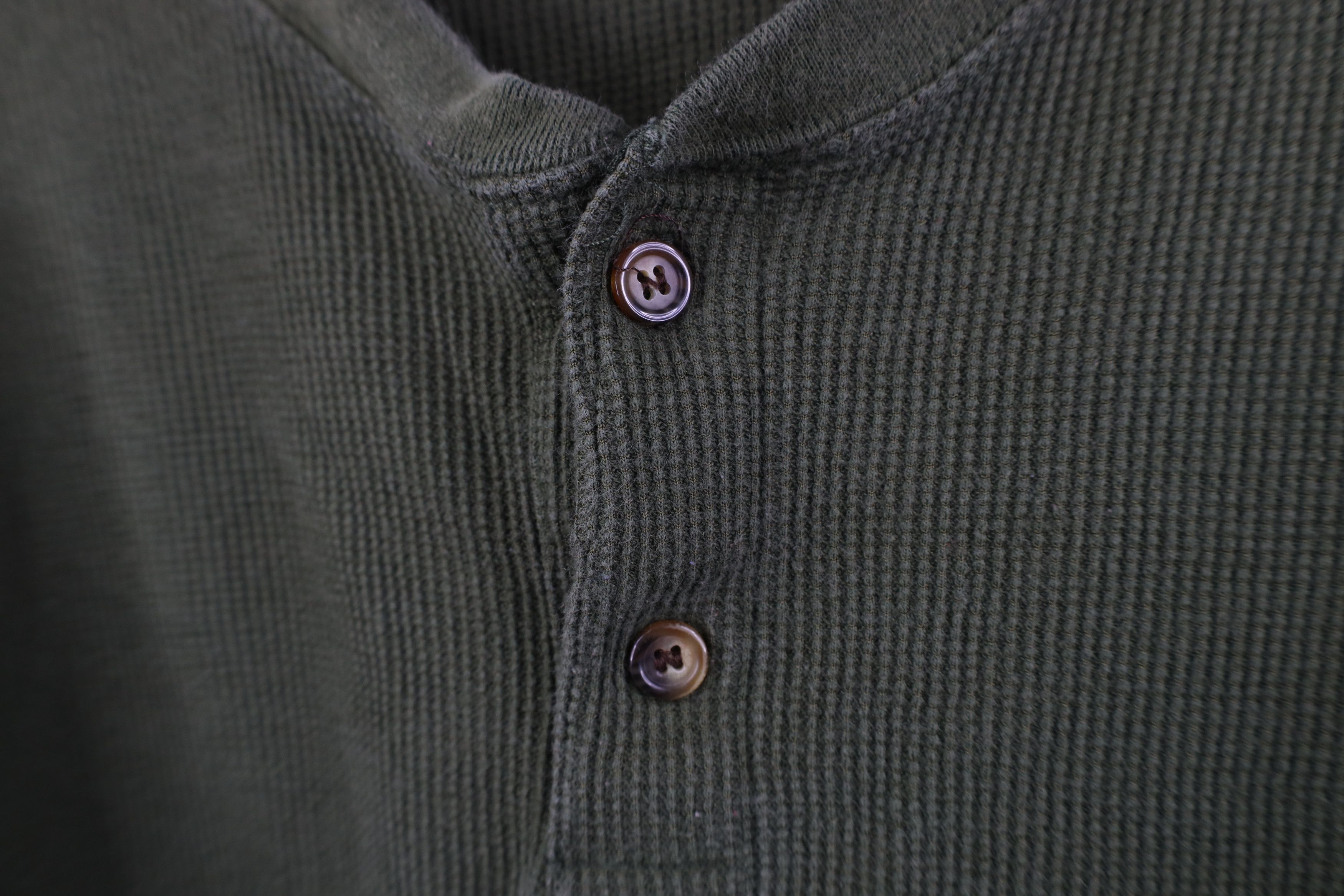 Vintage Vintage 90s Y2K Streetwear Knit Long Sleeve Henley T-Shirt Size US M / EU 48-50 / 2 - 5 Thumbnail