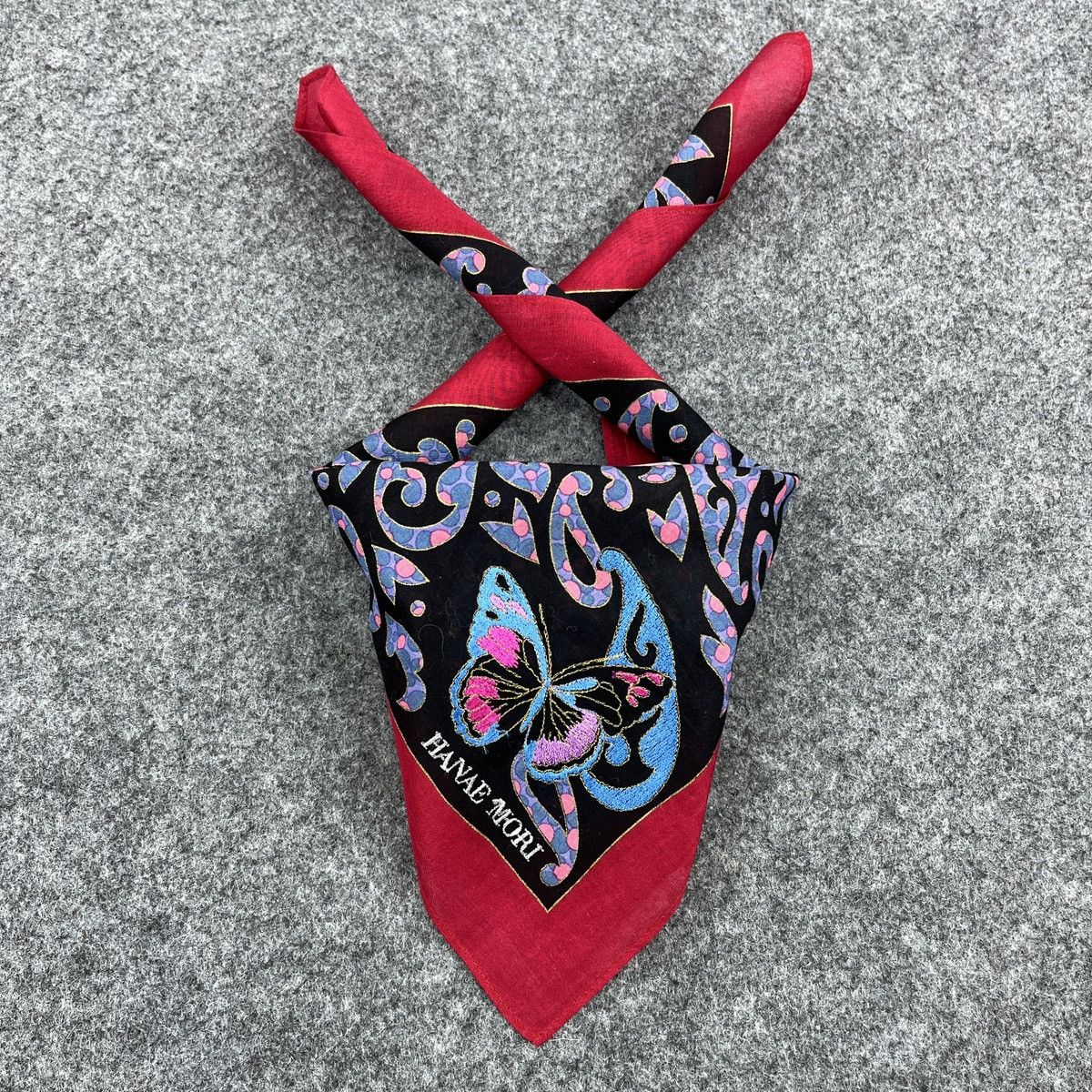 Hanae Mori × Vintage Hanae Mori Handkerchief / Bandana / Neckerchief B708 Size ONE SIZE - 3 Thumbnail