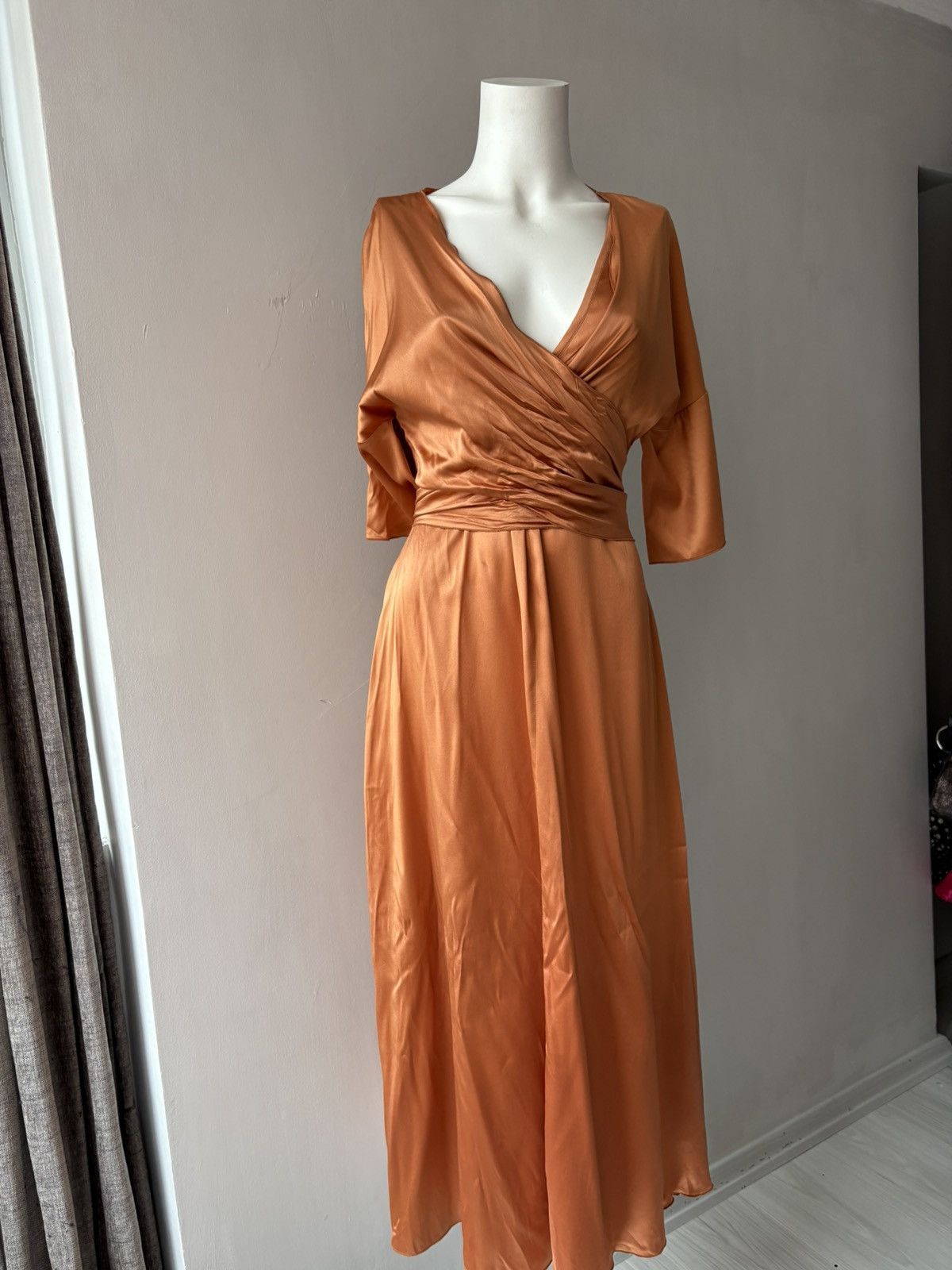 Vintage Italian mr.mrs.shirt silk dress Size M / US 6-8 / IT 42-44 - 12 Thumbnail