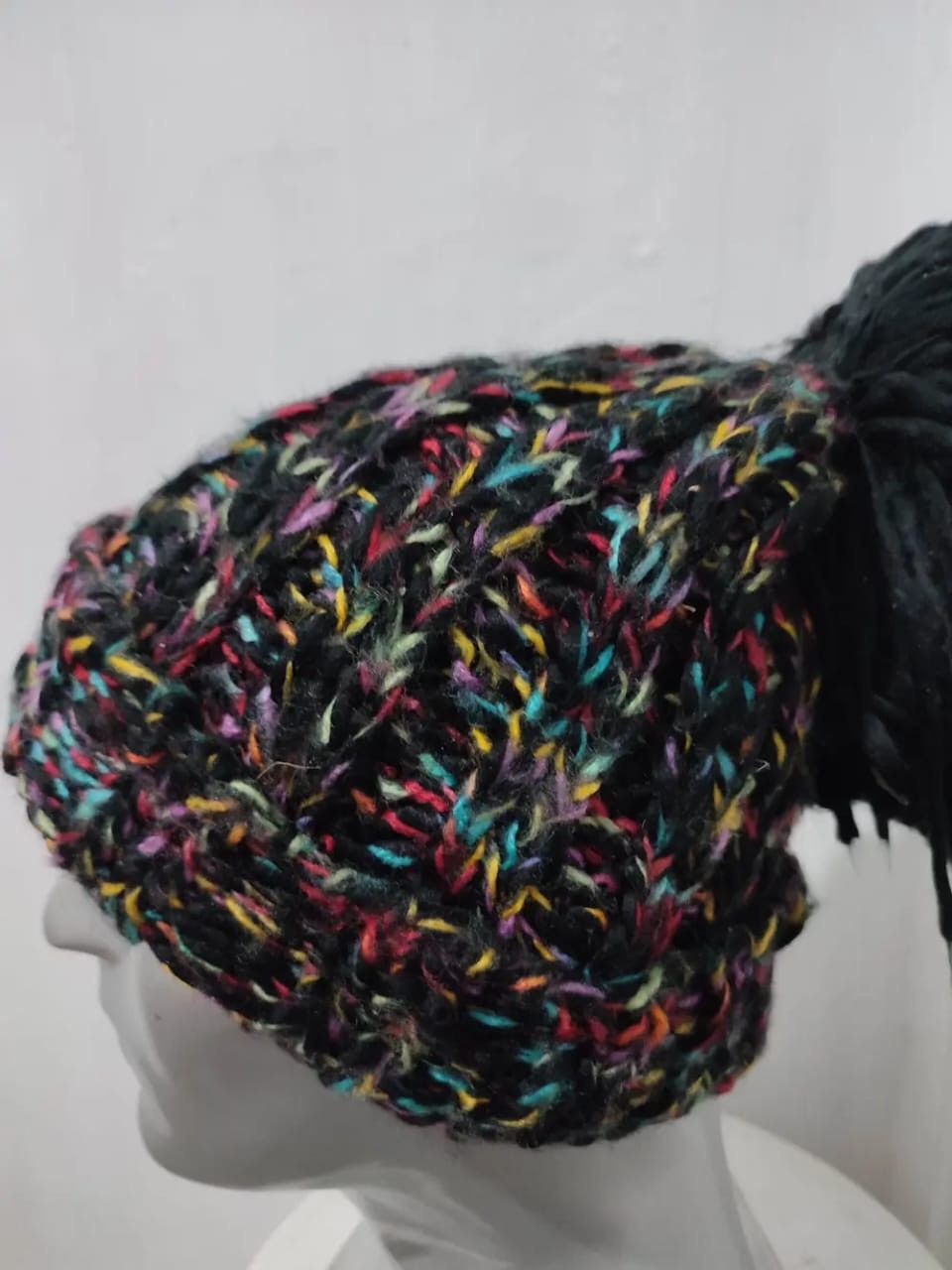 Japanese Brand Grazie Multicolour Knitted Beanie Hats Size ONE SIZE - 5 Thumbnail