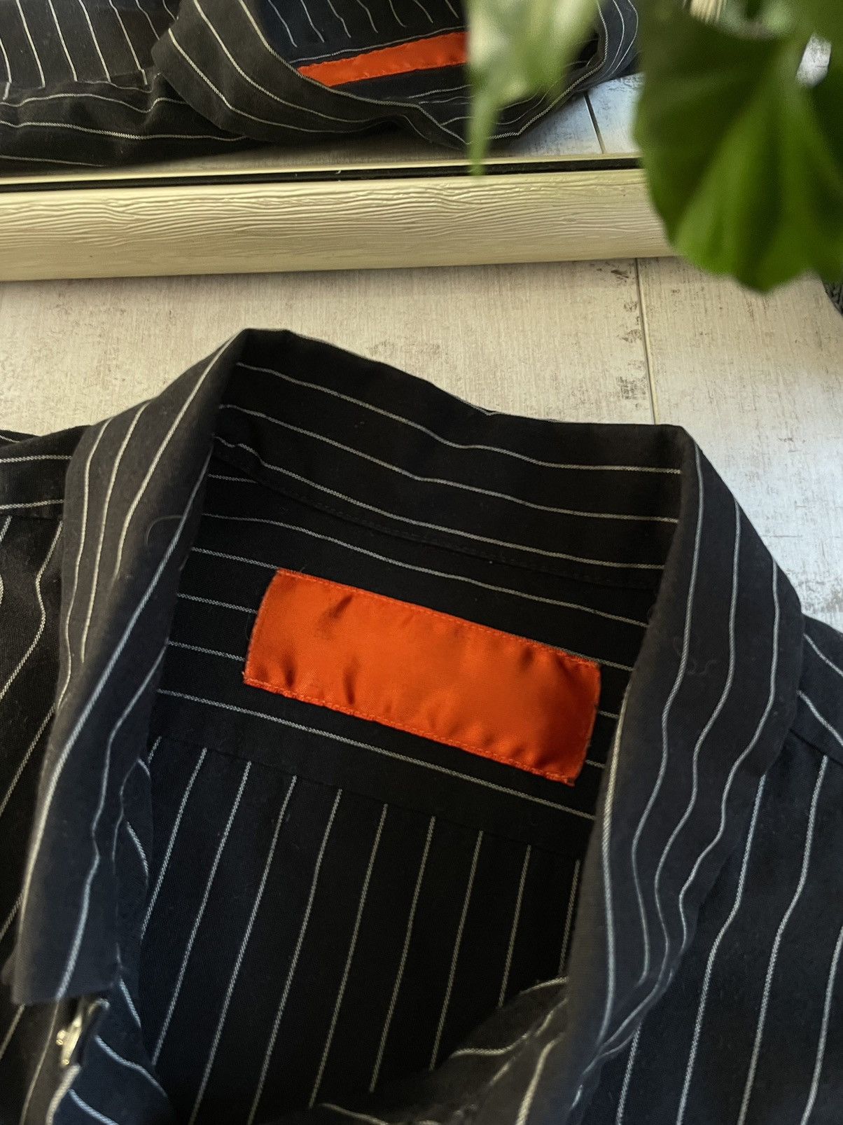 Harley Davidson × Vintage Harley Davidson Vintage Work Wear Shirt Striped Motorcycle Size US L / EU 52-54 / 3 - 12 Thumbnail