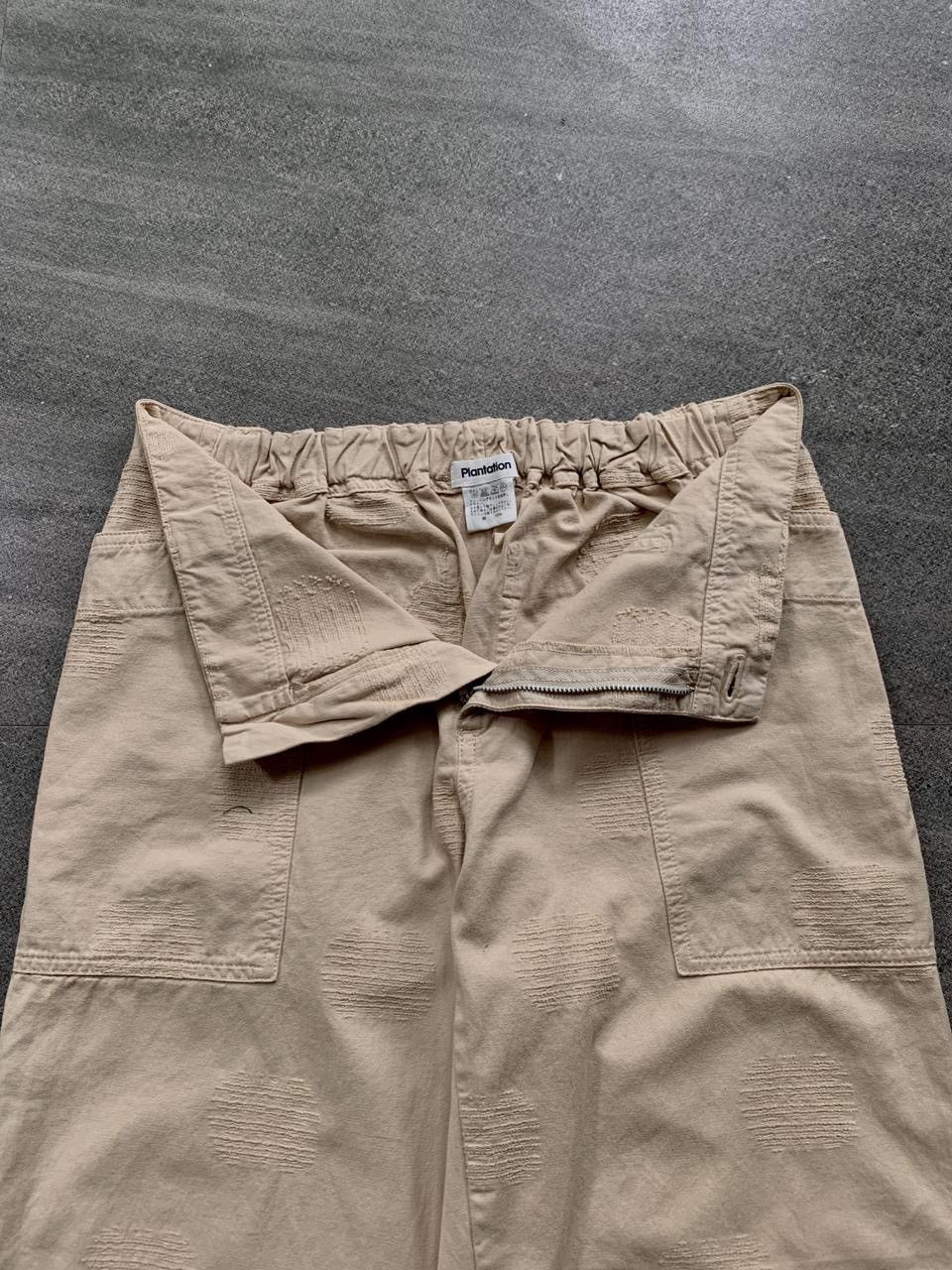 Issey Miyake FREE TAX! Plantation Scratches Effect Relaxed Pants Size US 31 - 3 Thumbnail