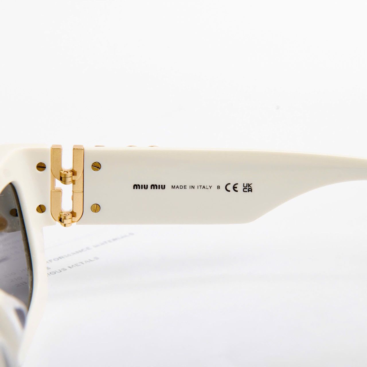 Miu Miu MIU MIU 0MU 09WS 1425S0 SUNGLASSES Size ONE SIZE - 4 Thumbnail
