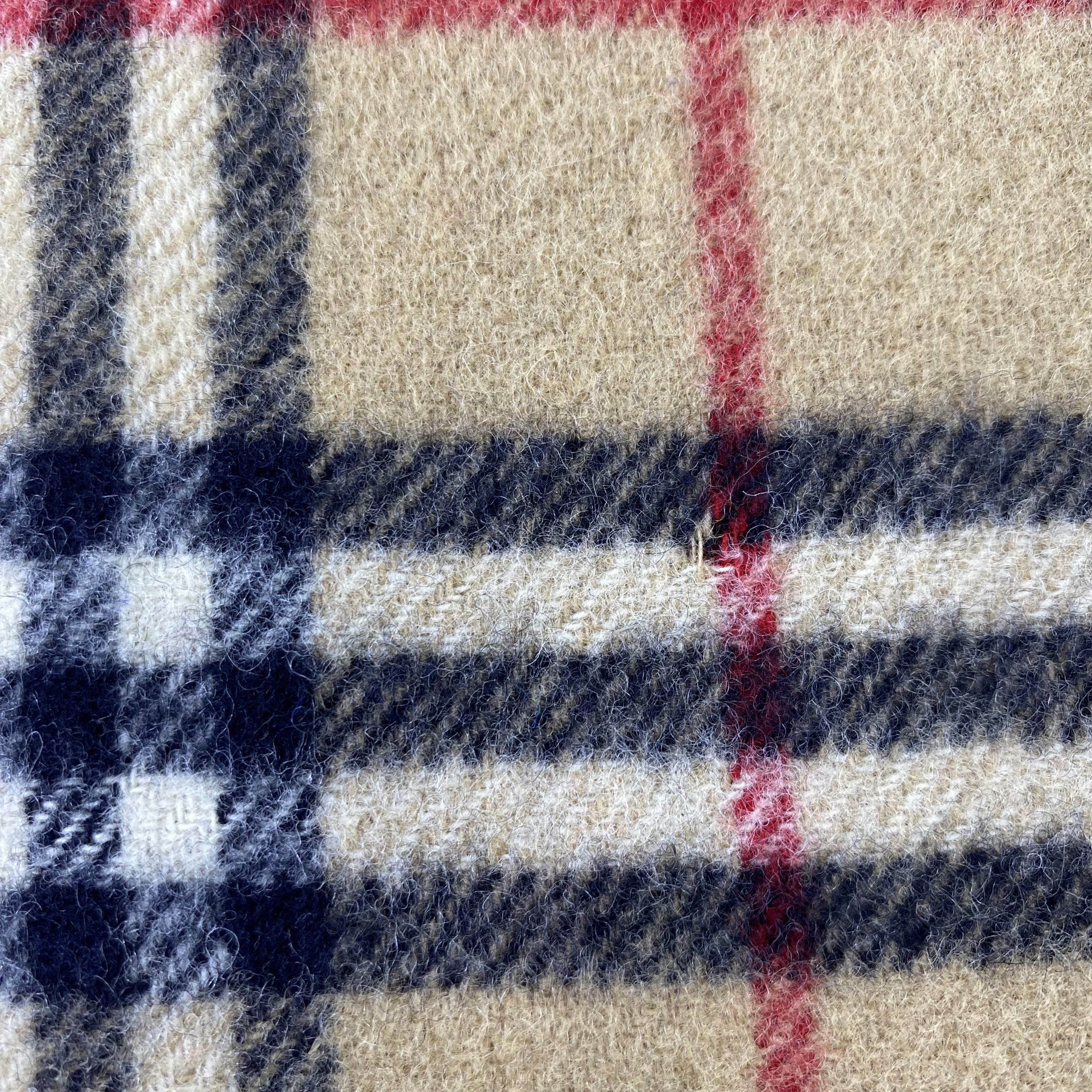 Burberry × Vintage Burberry Wool Muffler / Scarf / Neckwear - T1536 Size ONE SIZE - 12 Thumbnail