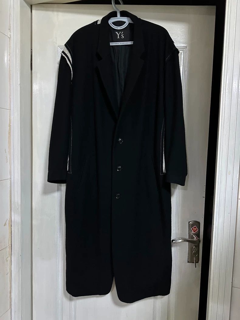 Yohji Yamamoto Yohji Yamamoto Yohji Yamamoto Wool Blend Long Coat-2507 Size US M / EU 48-50 / 2 - 5 Thumbnail