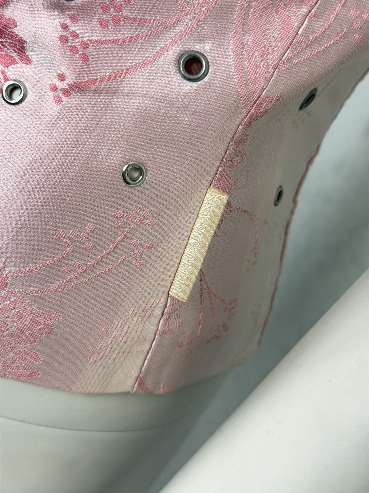 Gianfranco Ferre Gianfranco Ferre 1990’s Floral Satin Embroidered Corset Size M / US 6-8 / IT 42-44 - 9 Thumbnail