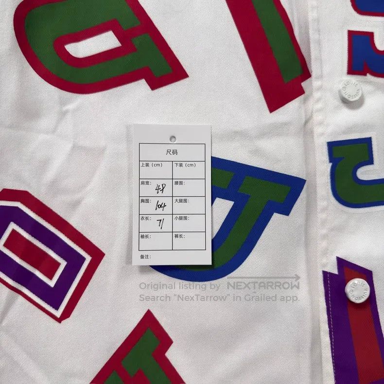 Louis Vuitton Louis Vuitton NBA Signature White Full Print Short Sleeve Size US S / EU 44-46 / 1 - 5 Thumbnail