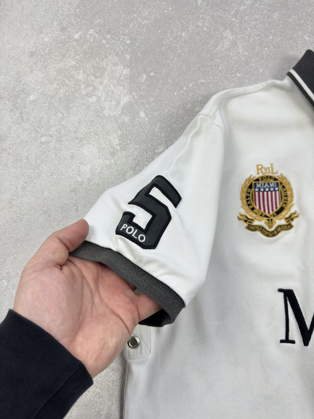 Polo Ralph Lauren Vintage Polo Ralph Lauren Miami Big Pony Chief Keef Style Size US XL / EU 56 / 4 - 8 Thumbnail