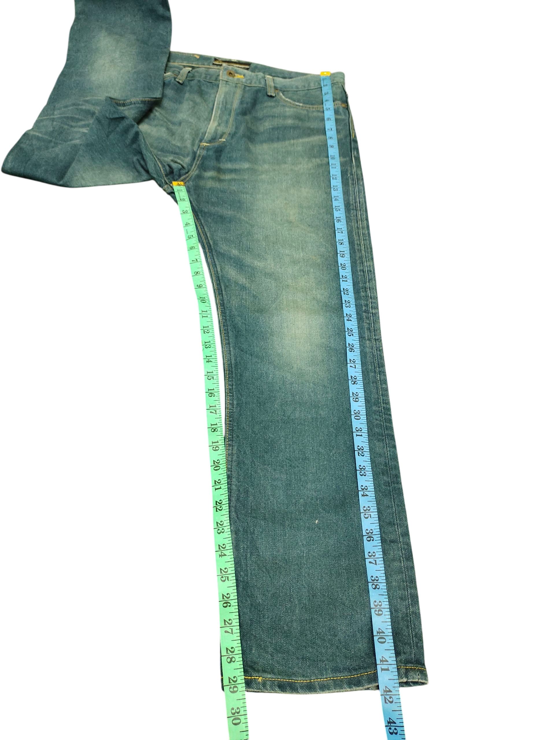 Undercover Lee X Men Melrose Japan Clawmark Faded Denim Jeans Size US 36 / EU 52 - 14 Thumbnail