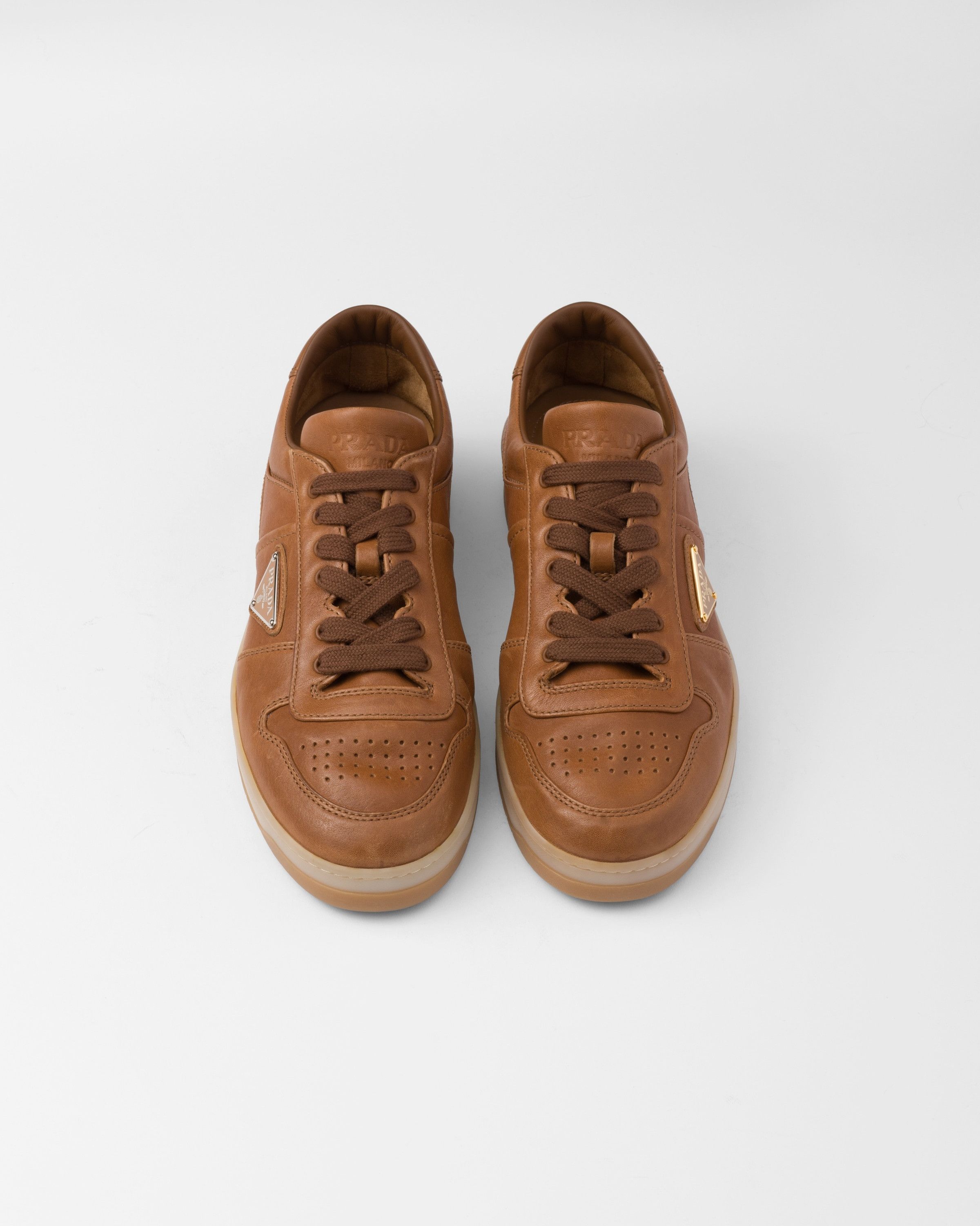 Prada o1mt1gz0325 Downtown Nappa Sneakers in Brown Size US 9.5 / EU 42-43 - 4 Thumbnail