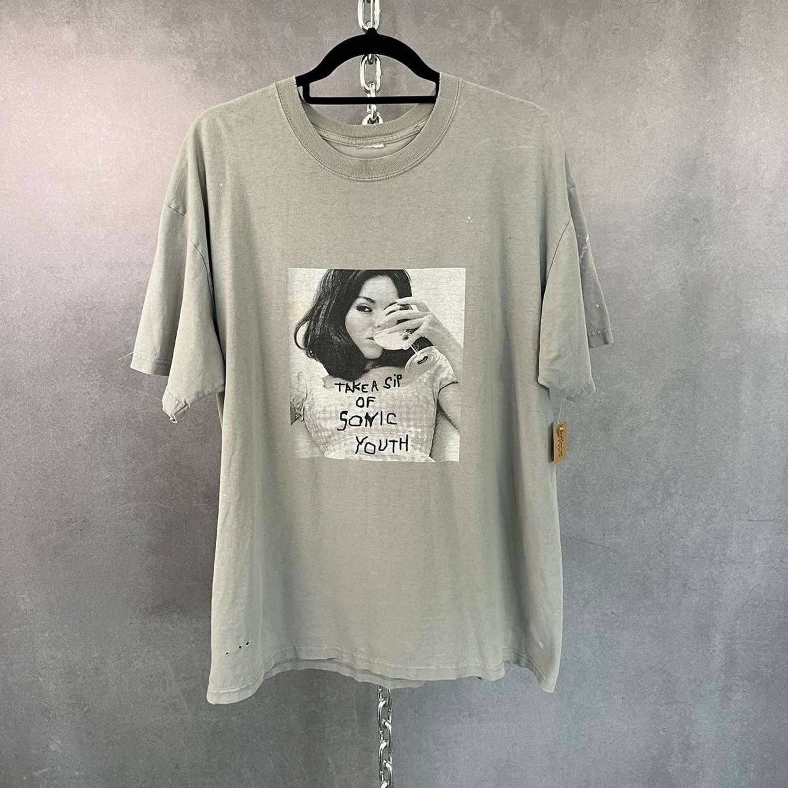 Vintage Rare vintage take a sip sonic youth 90s band t shirt 