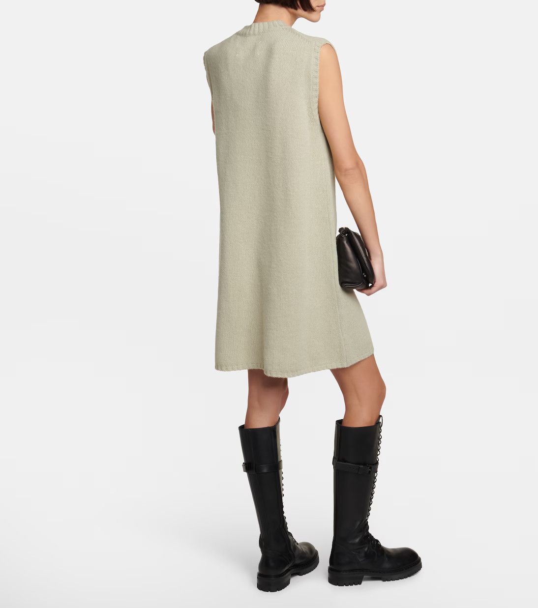 Maison Margiela o1y0625 Short Dress in Light Gray Size S / US 4 / IT 40 - 3 Thumbnail
