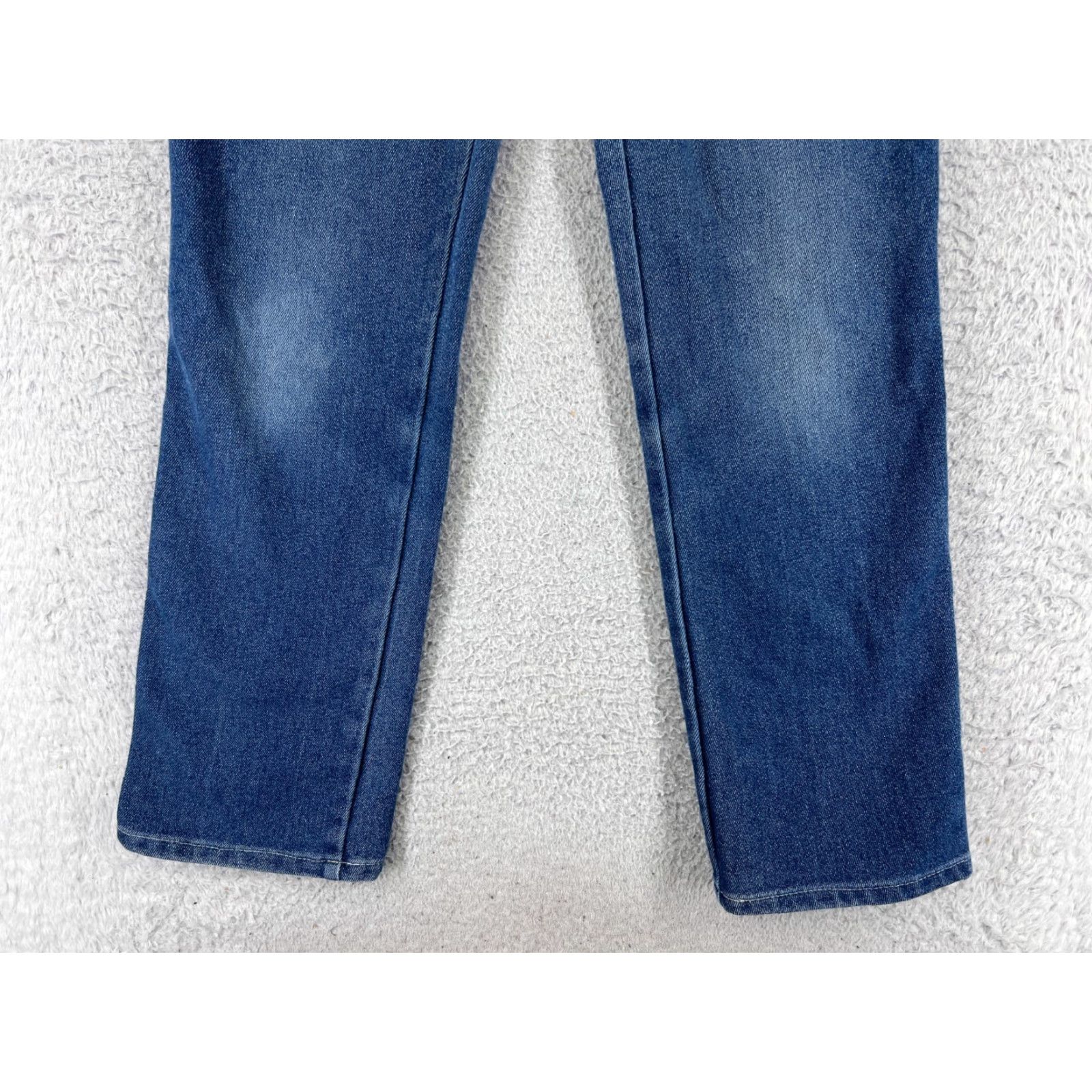 Vintage VINTAGE Chic Jeans Juniors 12 Long Blue Denim Jeans Straight Leg Mom High Rise Women's Size 34" / US 12 / IT 48 - 2 Thumbnail
