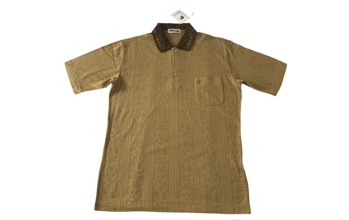 Pierre Cardin 90s Pierre Cardin Paris Tricot Single Pocket Polo Tee Size US M / EU 48-50 / 2 - 1 Thumbnail