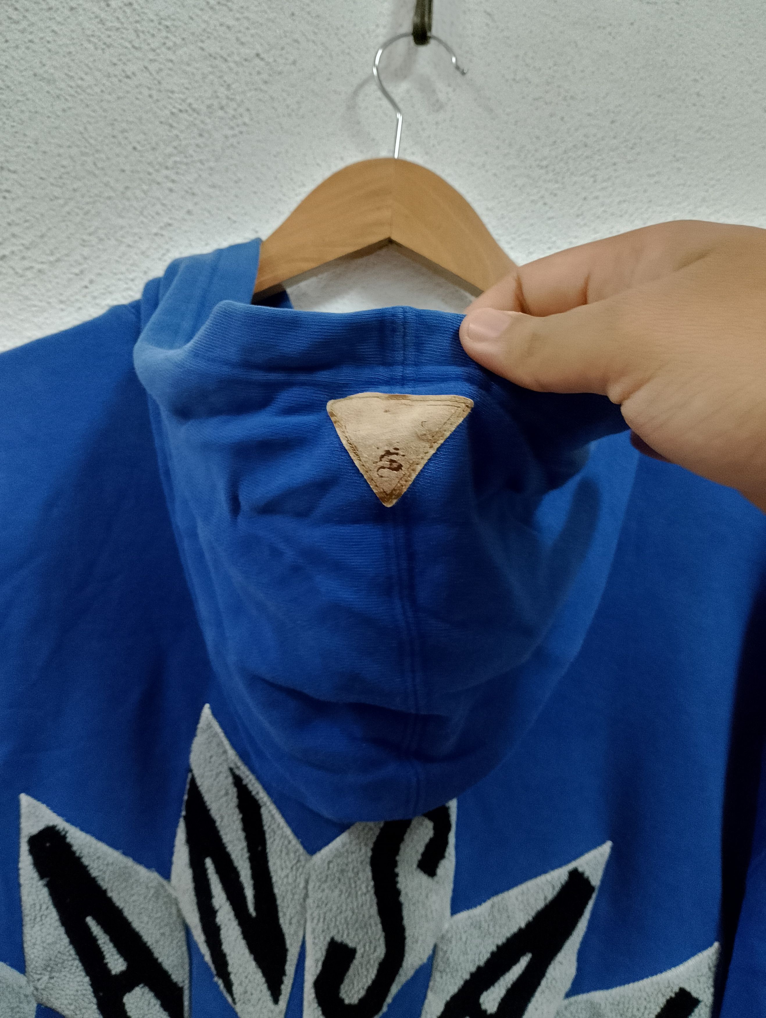 Kansai Yamamoto Vintage 90s Kansai Sports Blue Hoodie Dragon Logo Size US XL / EU 56 / 4 - 6 Thumbnail