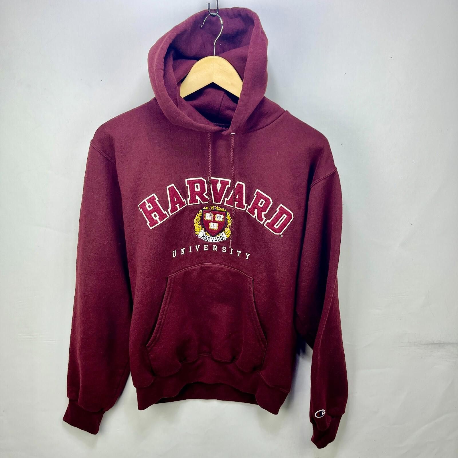 Champion Vintage Harvard University Champion Hoodie Y2K Small Size ONE SIZE - 1 Thumbnail