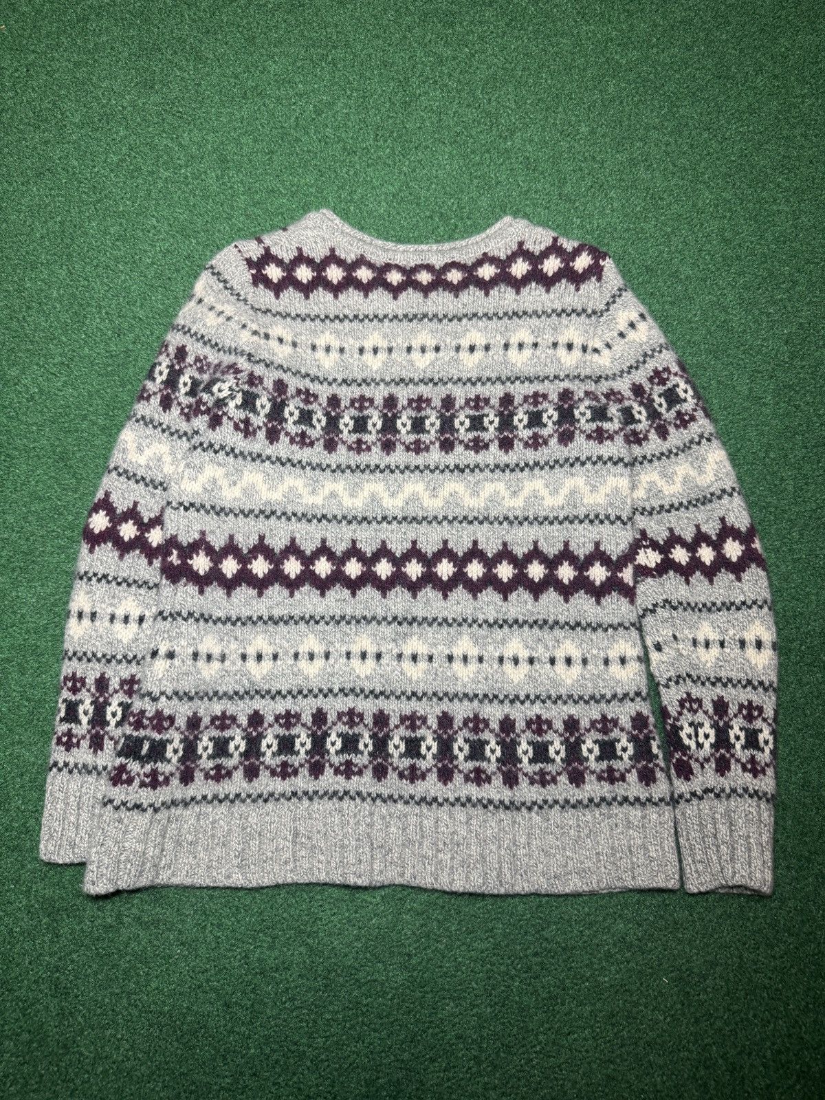 L.L. Bean L.L. Bean 100% Lamb Wool Nordic Fair Isle Soft Sweater 17x25 Size S / US 4 / IT 40 - 4 Thumbnail