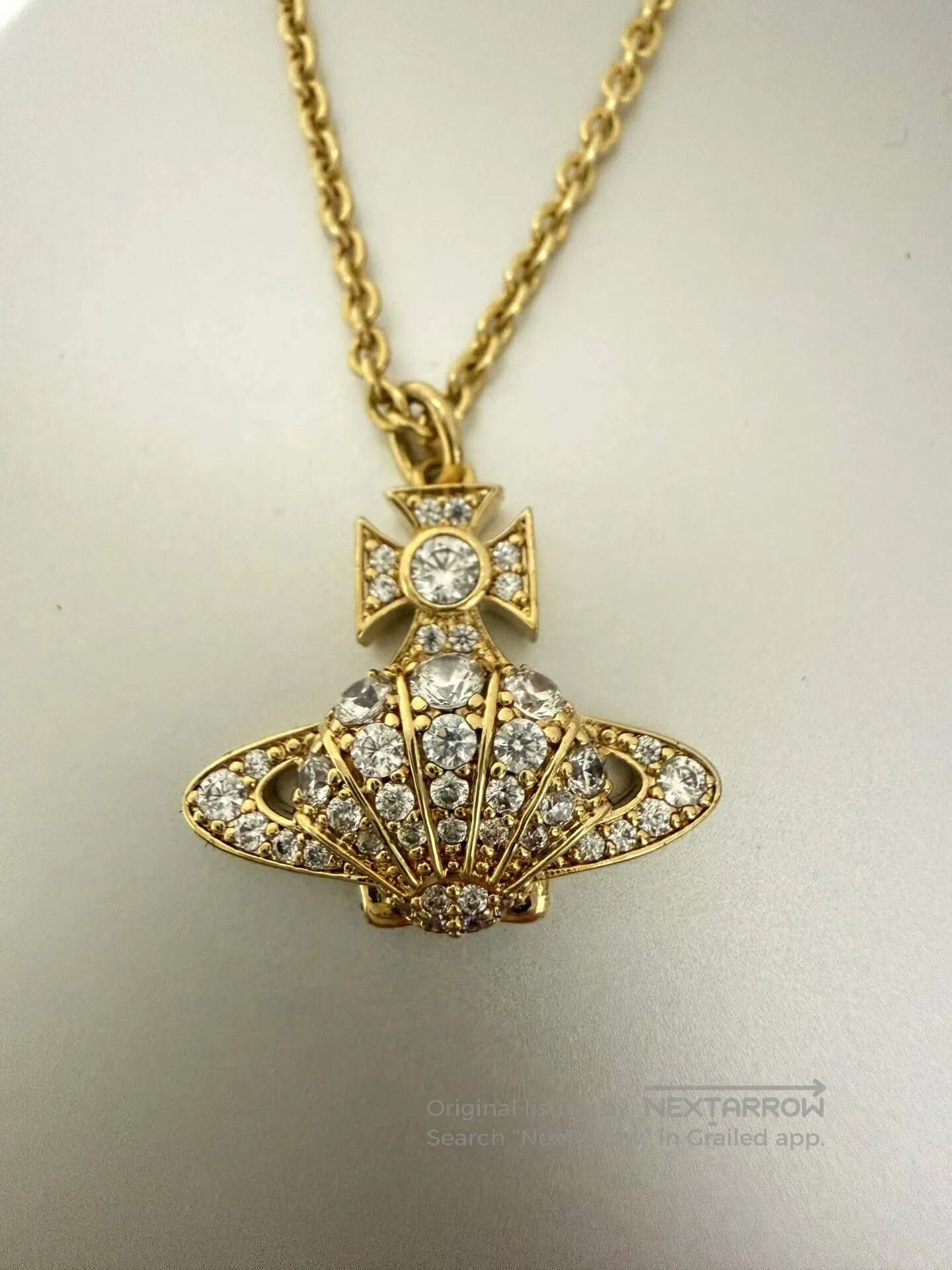 Vivienne Westwood Vivienne Westwood Saturn Necklace. Size ONE SIZE - 1 Thumbnail