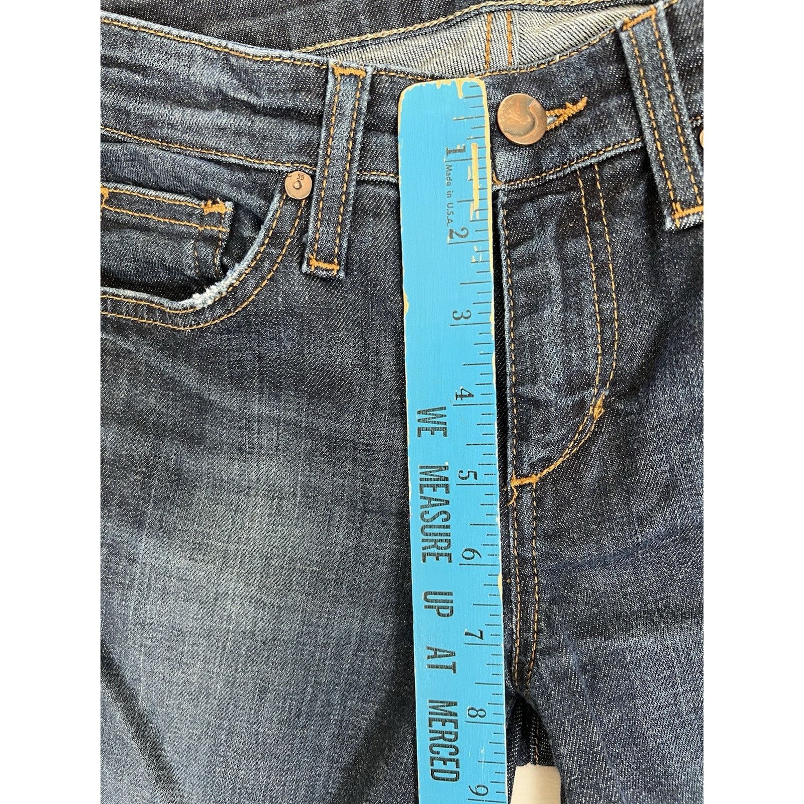 Joe's Joe's Jeans Women's Size 25 Blue Medium Wash High Rise Strai Size 25" / US 0 / IT 36 - 4 Thumbnail
