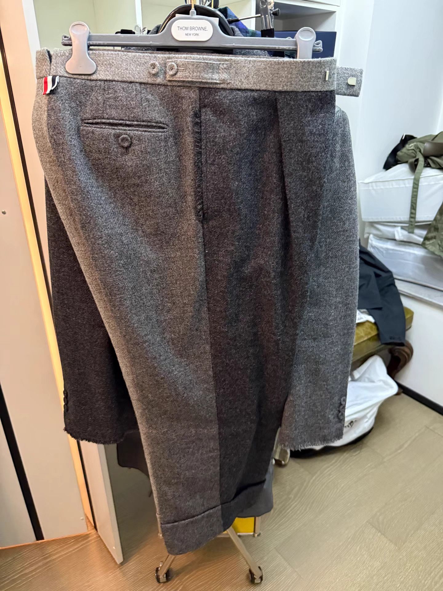 Thom Browne Thom Browne Thick Wool Color-block Suit Set K27 Size US M / EU 48-50 / 2 - 5 Thumbnail