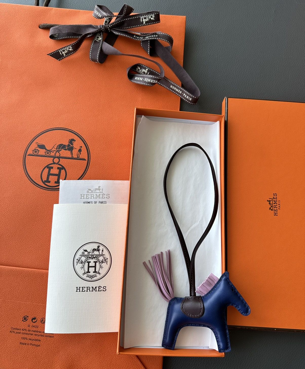 Hermes Brand New Super Rare Hermes Rodeo PM Leather Horse Charm Size ONE SIZE - 11 Thumbnail