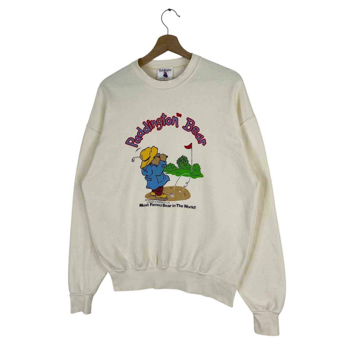 Cartoon Network × Vintage 1994 Paddington Bear Sweatshirt Size US M / EU 48-50 / 2 - 5 Thumbnail