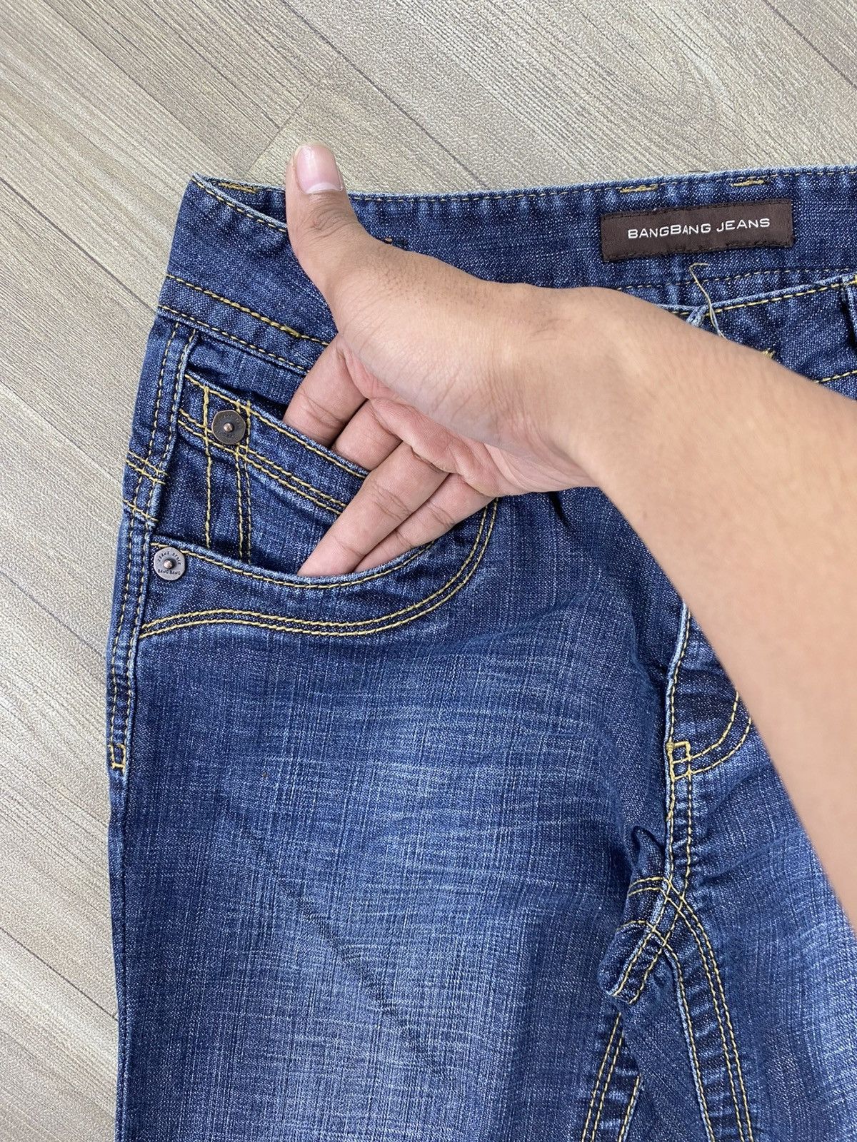If Six Was Nine 2000s Bangbang Flared Jeans Faded Kmrii Lgb Punk Style Y2K Size US 28 / EU 44 - 6 Thumbnail