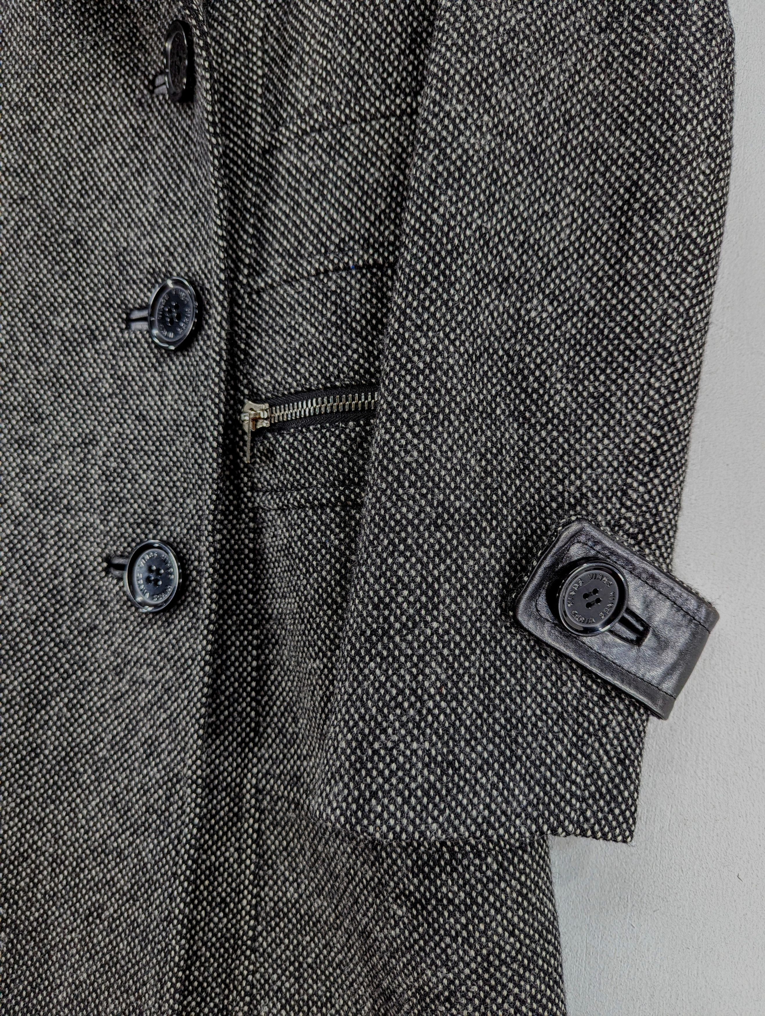 Sonia Rykiel Sonia By Sonia Rykiel Wool Coat Jacket Size XS / US 0-2 / IT 36-38 - 4 Thumbnail