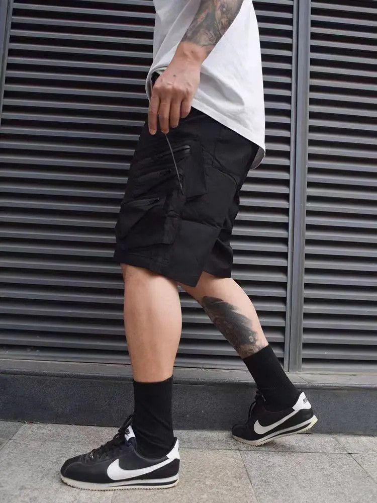 Japanese Brand × Jean Retro Hip Hop Harajuku Street Multi-Pocket Casual Shorts Size US 32 / EU 48 - 1 Thumbnail