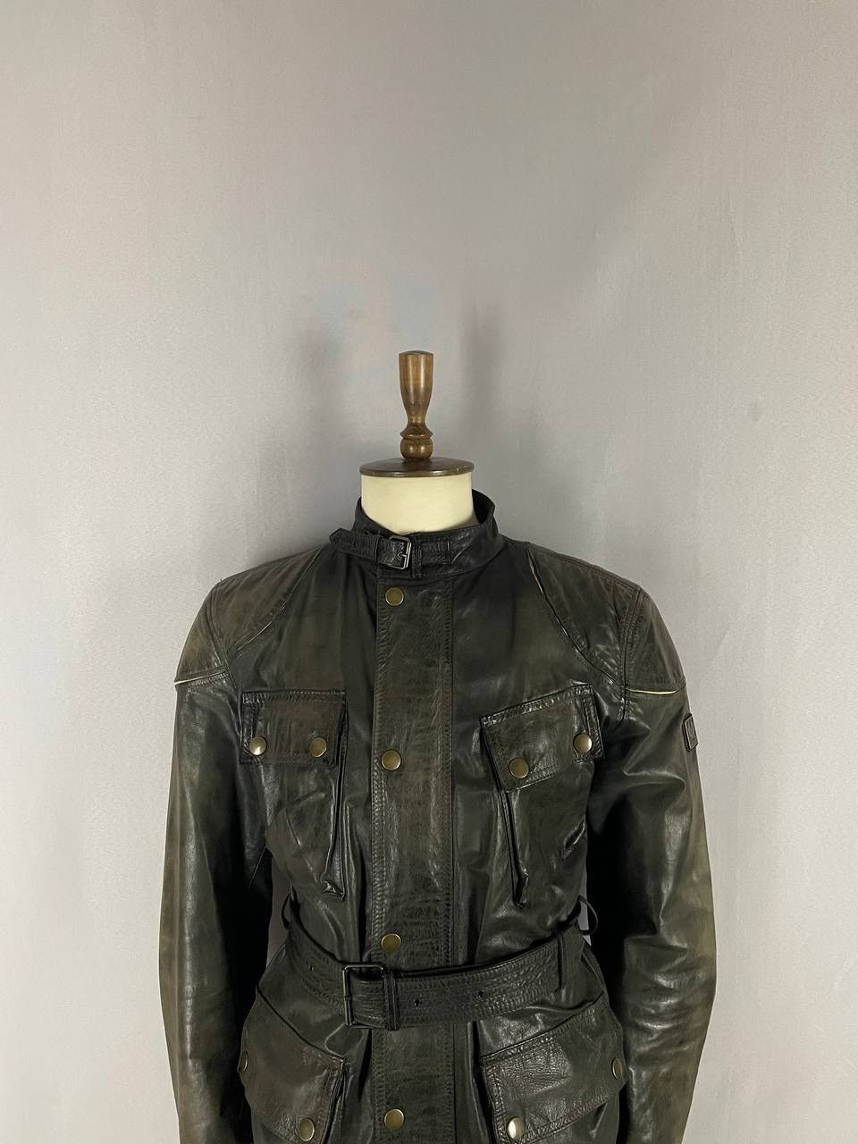 Belstaff Belstaff Leather Biker Jacket Size US XL / EU 56 / 4 - 2 Thumbnail