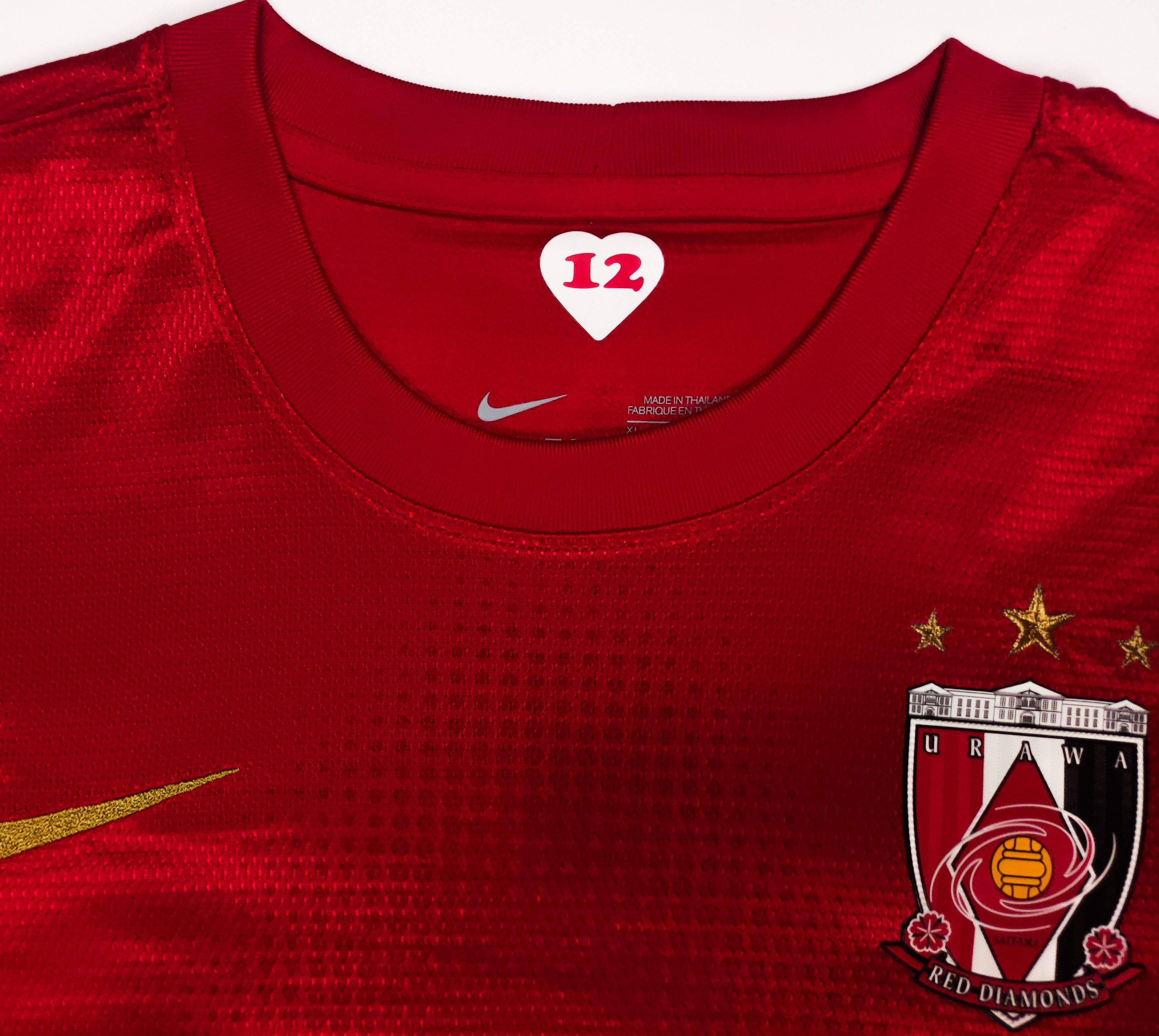 Nike Urawa Red Diamonds 2013 Nike Home Shirt Kit Jersey Japan Size US XL / EU 56 / 4 - 8 Thumbnail