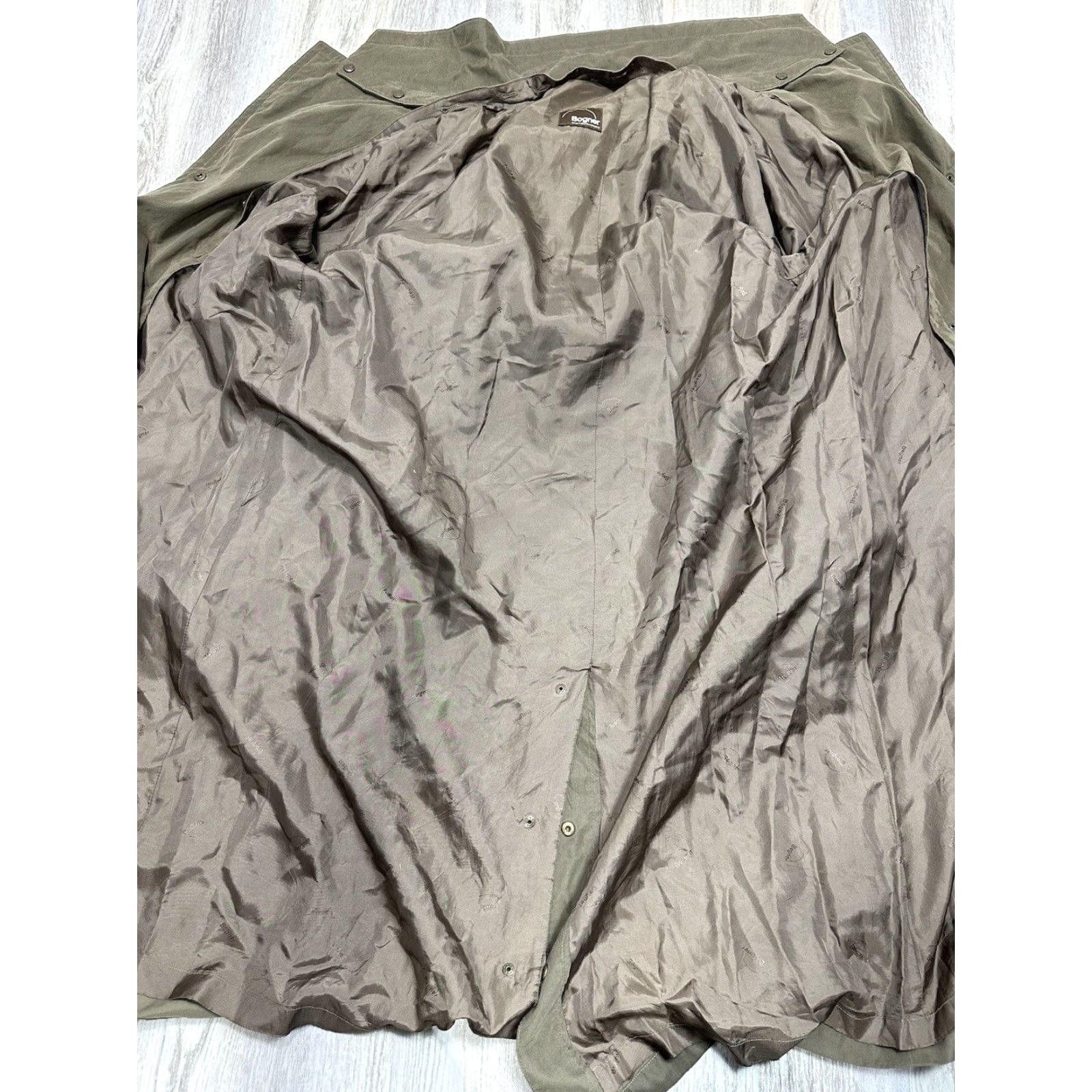 Bogner VINTAGE Bogner Jacket Coat Brown Long 3/4 Sleeve Mens Large Sz 8 Overcoat Regular Long Sleeve Button Missing Liner Size US L / EU 52-54 / 3 - 7 Thumbnail
